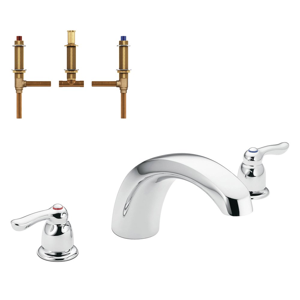 Moen krtch-d-t990cr Chateau 9-inch Roman浴槽蛇口、クロム