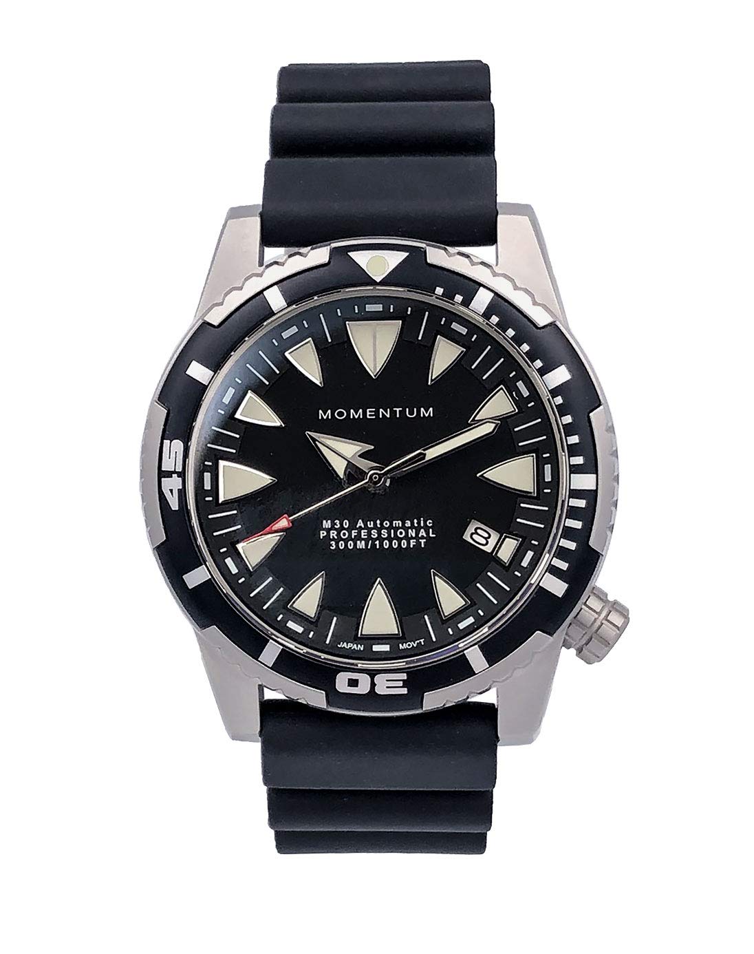Momentum Men's 1M-DV30B1B M30 Automatic Analog Display Japanese Automatic Black Watch