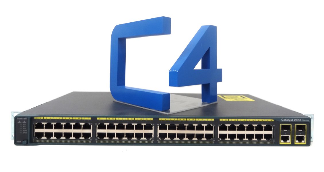 CISCO WS-C2960-48TC-L/Catalyst 2960-48TC Managed Ethernet Switch 48 x 10/100Base-TX 2 x 10/100/1000Base-T 141［並行輸入］