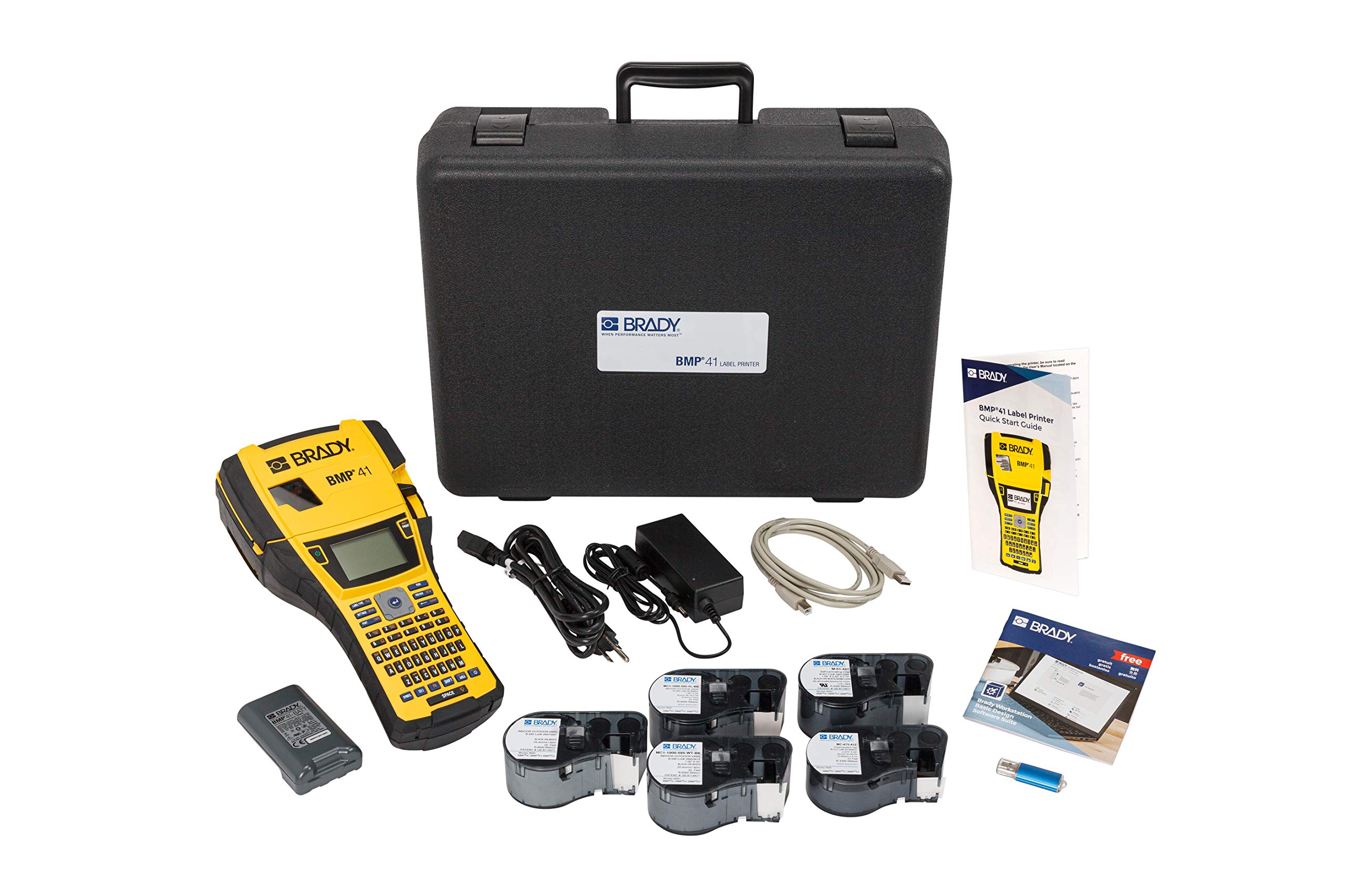 Brady BMP41 Printer - DataComm Starter Kit by Brady
