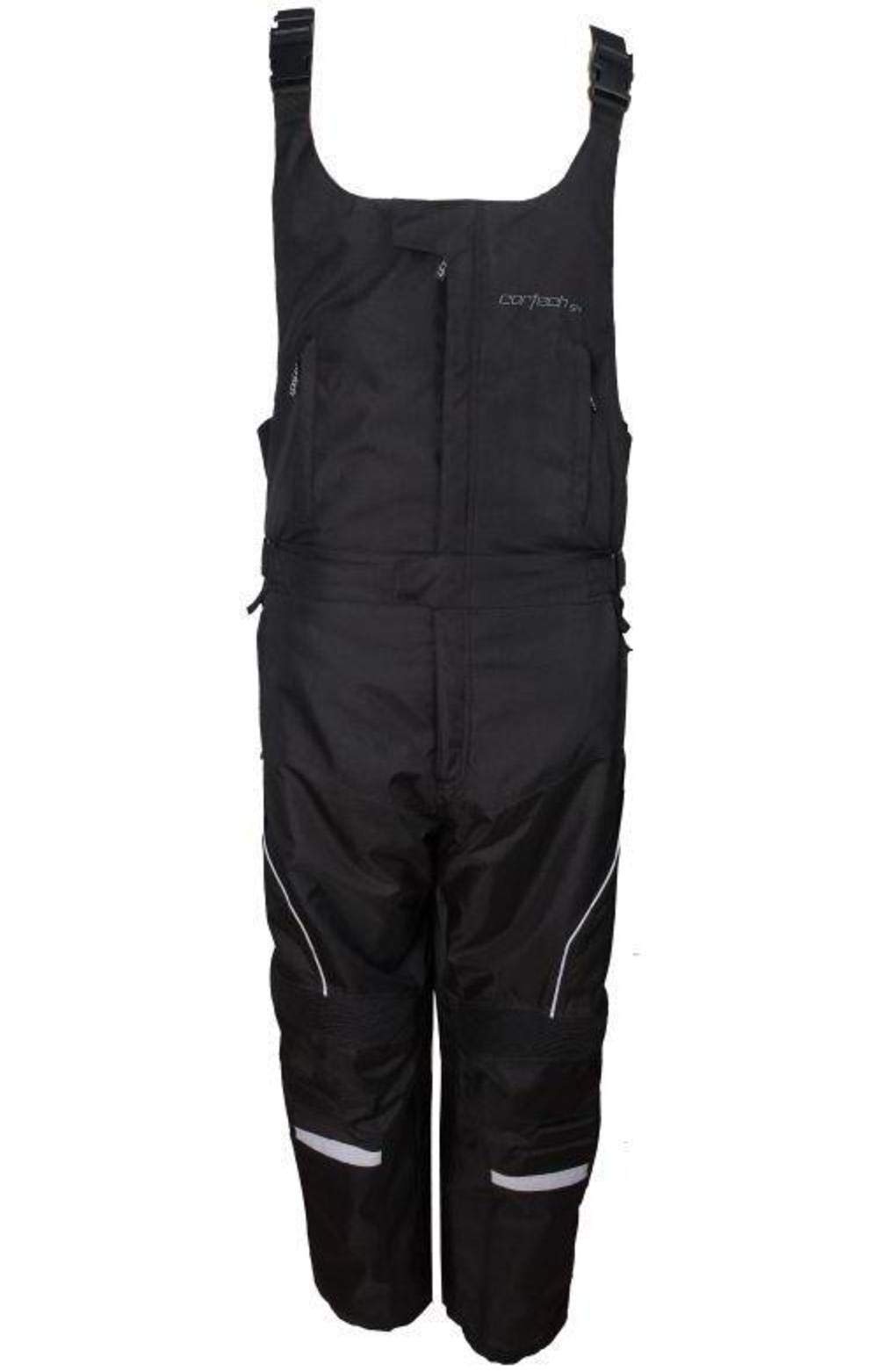 Cortechカスケード2.0メンズブラックTextileスノーモービルよだれかけ L ブラック 8942-0205-06