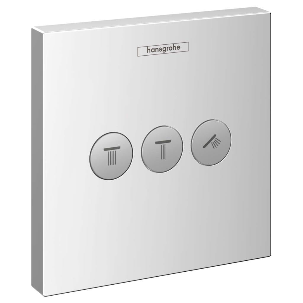 Hansgrohe(ハンスグローエ) シャワーセレクト 埋込式止水機能付三方切替バルブ(化粧部) (ハンスグロー..