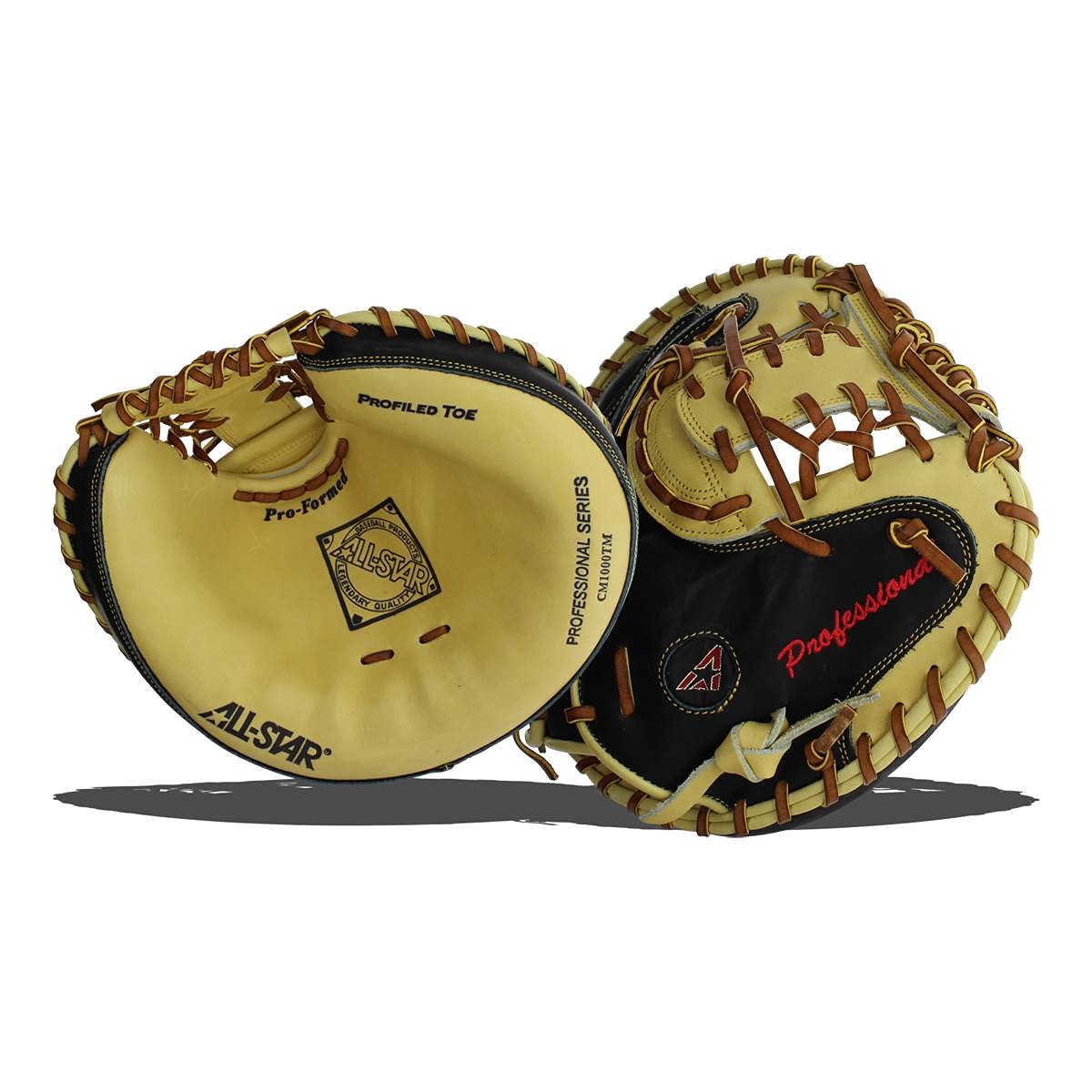 (Right Handed Throw) - AllStar CM1000TM The Donut Baseball Catcher's Training Mitt