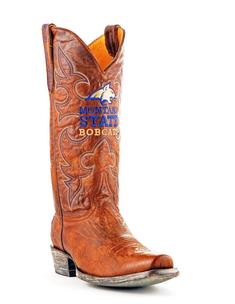 NCAA Montana State Bobcatsメンズボード部屋スタイルブーツ ブラウン