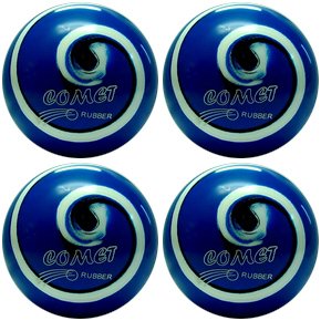 EPCO Candlepin Bowling ball- Comet Proゴム ? ロイヤル、ブラック&ホワイト4つボール