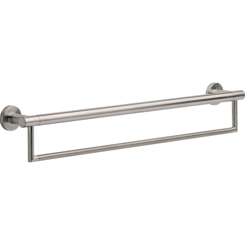Hewlett Packard - Delta Faucet コンテンポラリー タオル掛け/アシストバー 24インチ 41519-SS 1