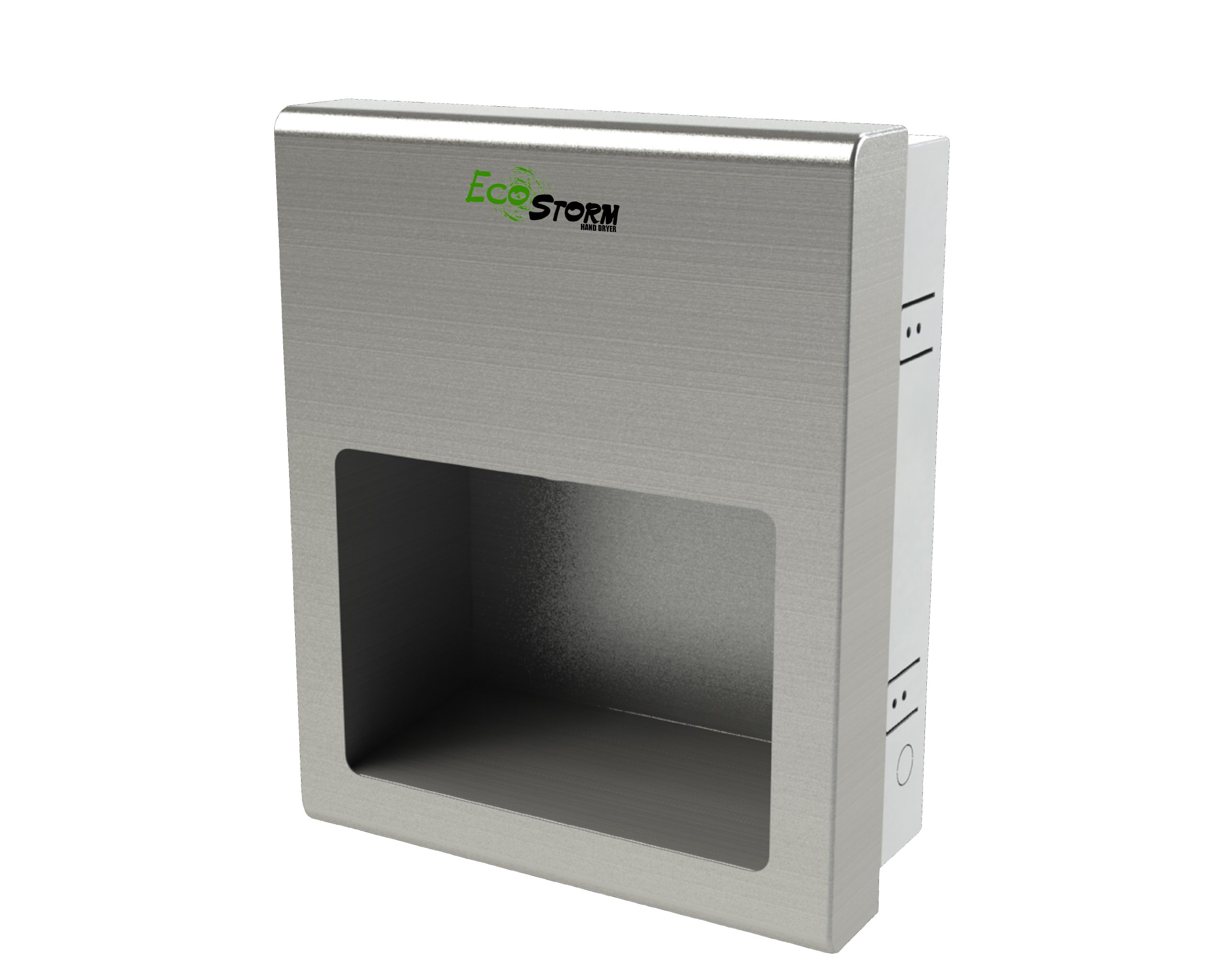 Palmer Fixture HD0945-09 EcoStorm Commercial Recessed High Speed Hand Dryer Brushed Stainless