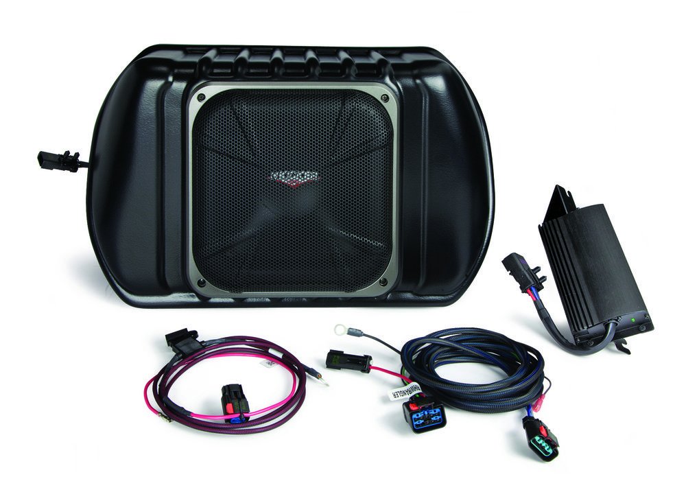 Kicker pwra407マルチチャンネルアンプand Powered Subwooferアップグレードシステムfor 2007 ? 2010 4ドアJeep Wrangler with Baseオーディオ(2.0)
