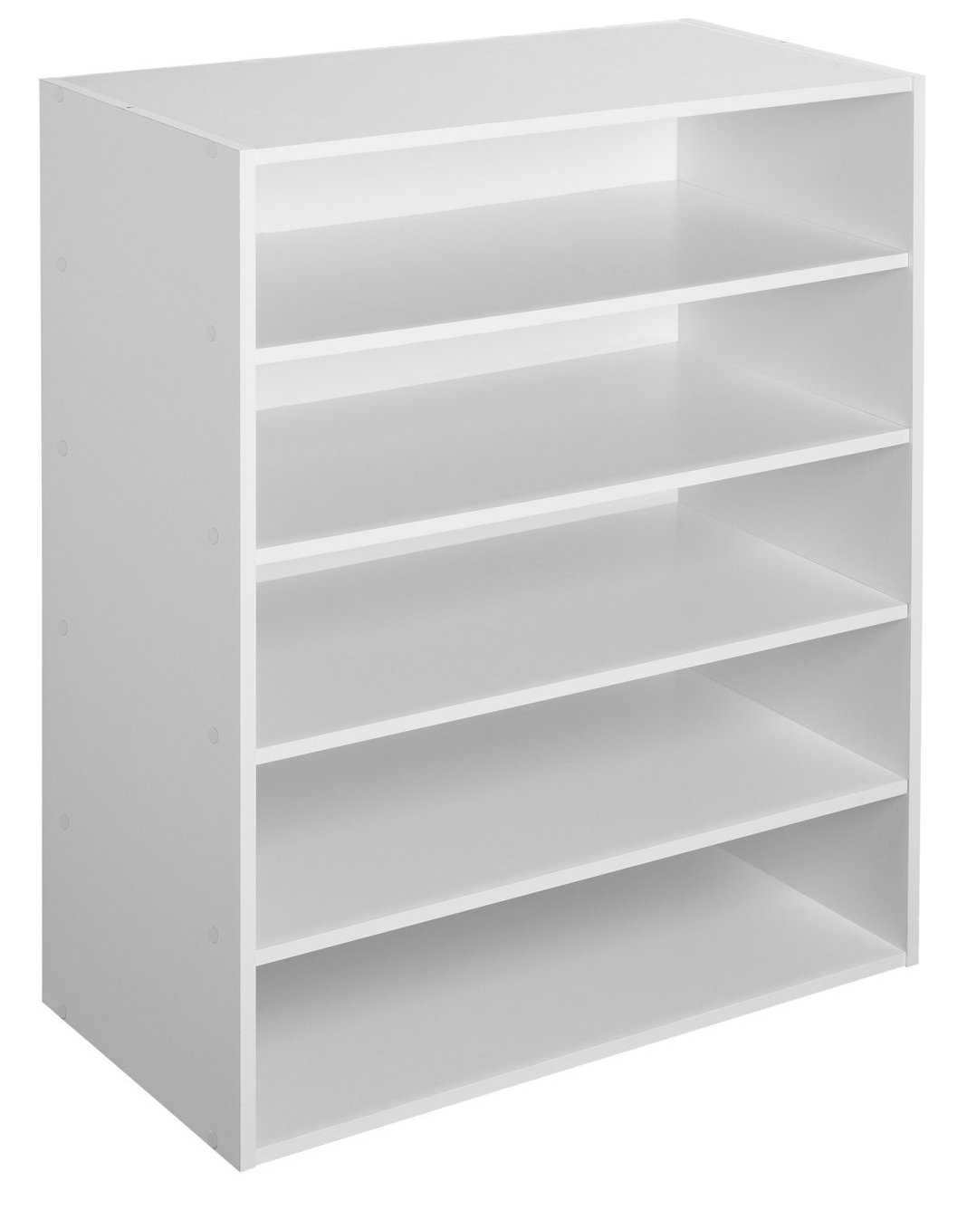 ClosetMaid 1565 Stackable 5-Shelf Organizer White by ClosetMaid