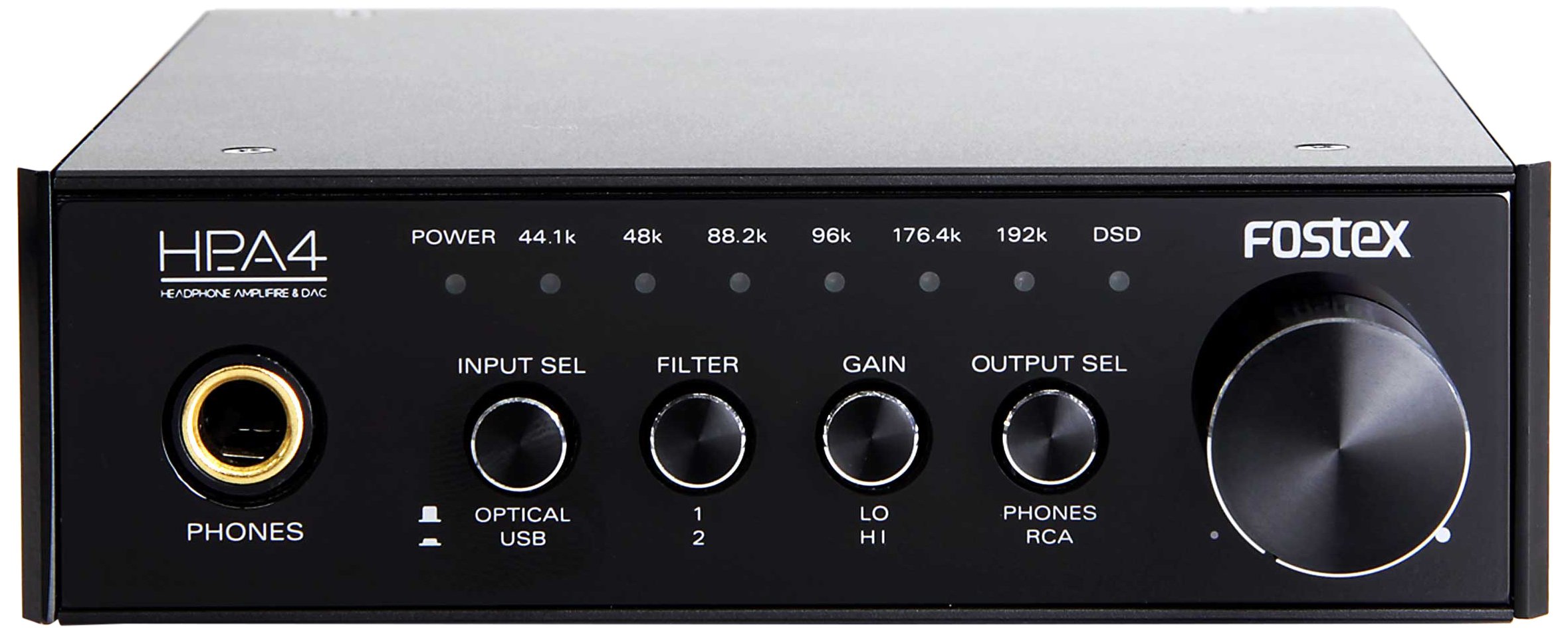 Fostex HP-A4 24-Bit Digital to Analog Converter/Headphone Amplifier by Fostex USA