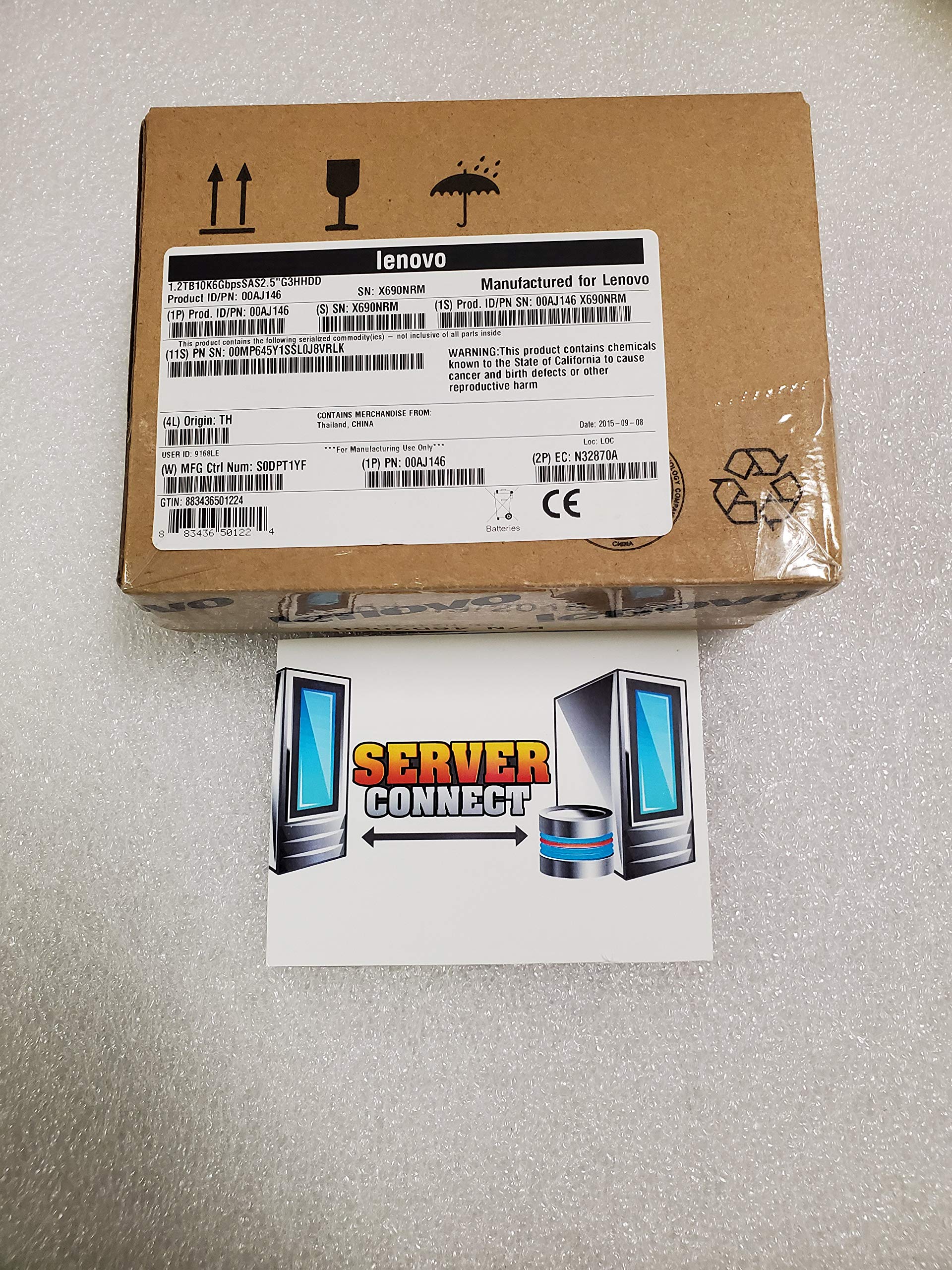 レノボ・ジャパン旧IBM 1.2TB 10K SAS 6Gb