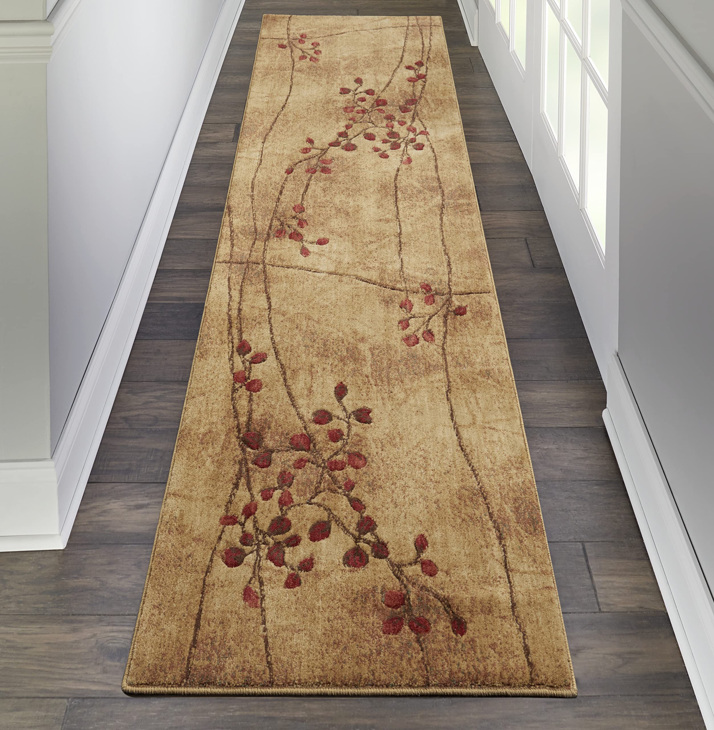 Nourison Somerset Silbl Runner Area Rug 2-Feet 3-Inches by 8-Feet (2'3 x 8')