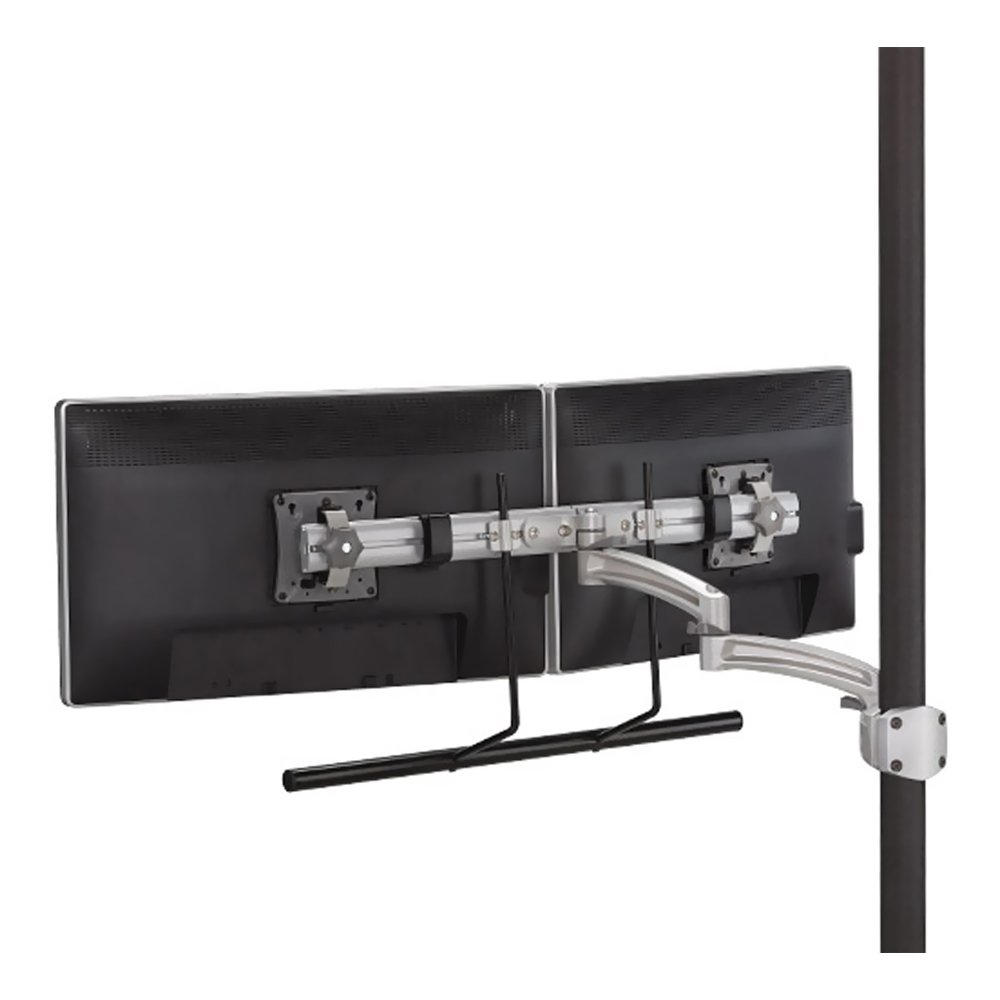 Chief K2 Pole Mount Dual Display 2l Arm H-Array Stand Silver by Chief