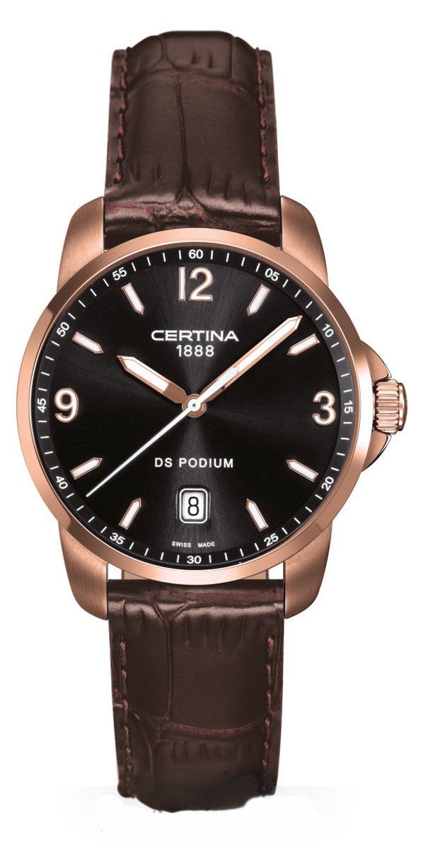 Certina - Wristwatch Analog Quartz Leather Men