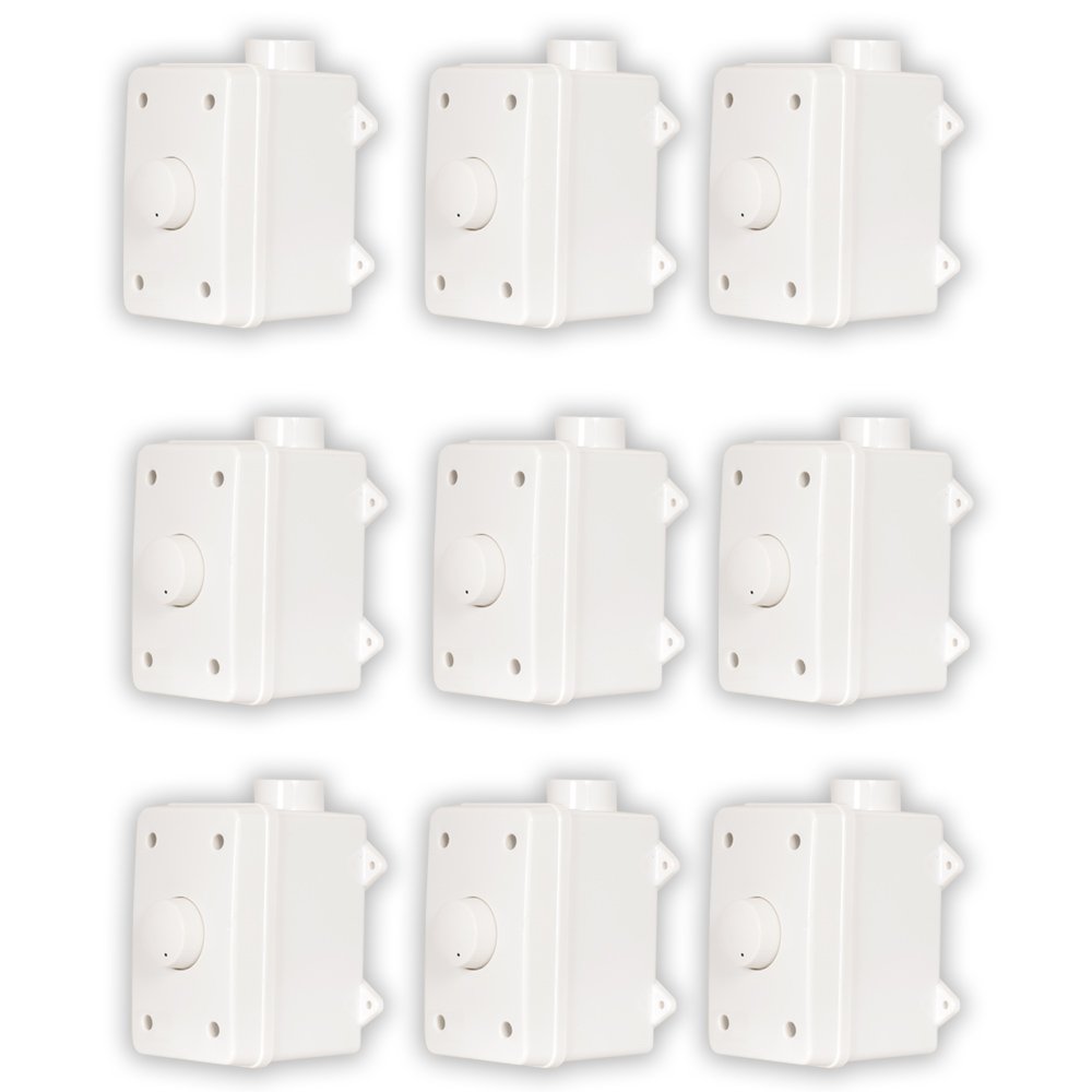 樂天商城 - Acoustic Audio AAOVCD-W アウトドアボリュームコントロール ホワイト 防水 9点セット