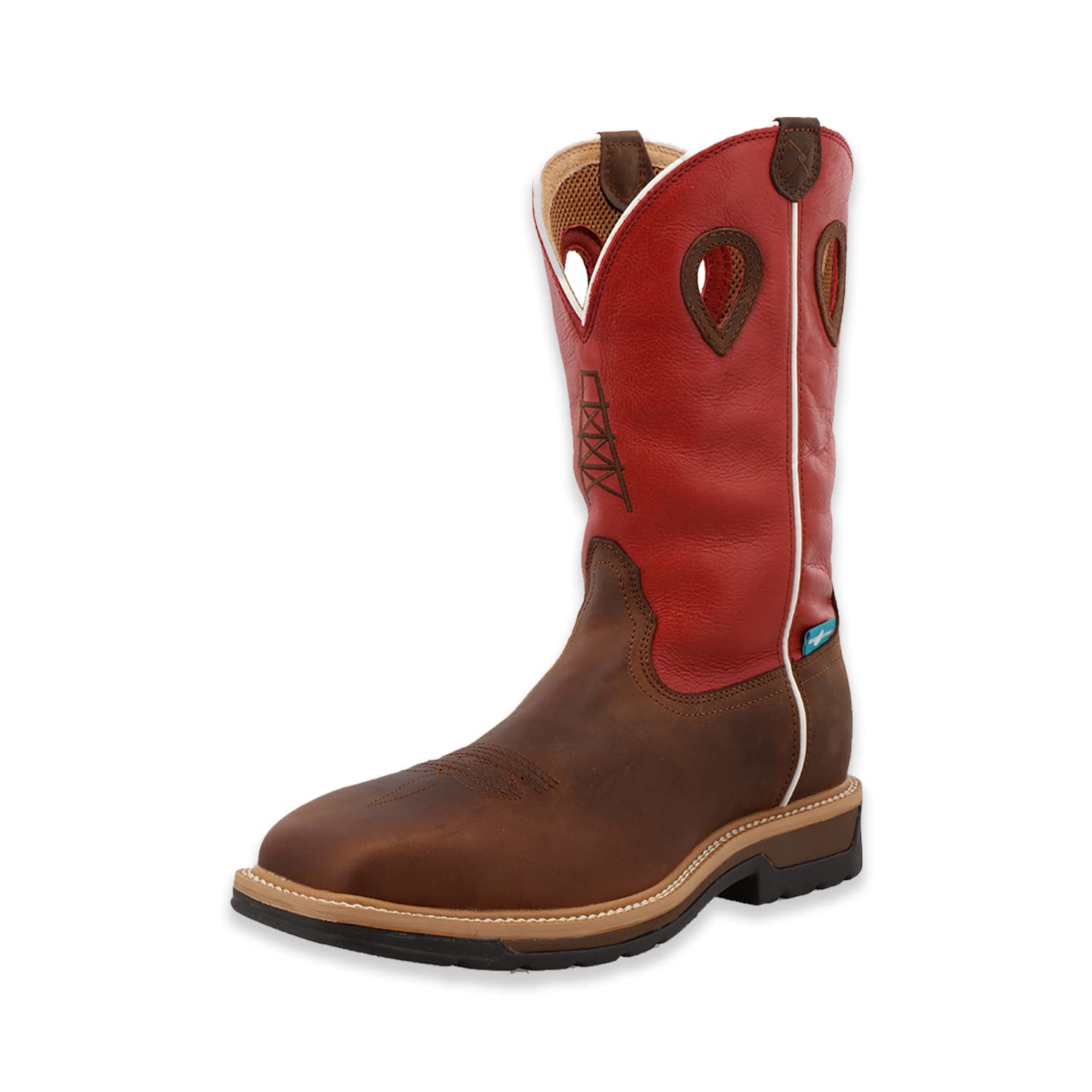 メンズ Comp Toe Lite Western ワークブーツ ? 防水 US サイズ: 13 カラー: ブラウン
