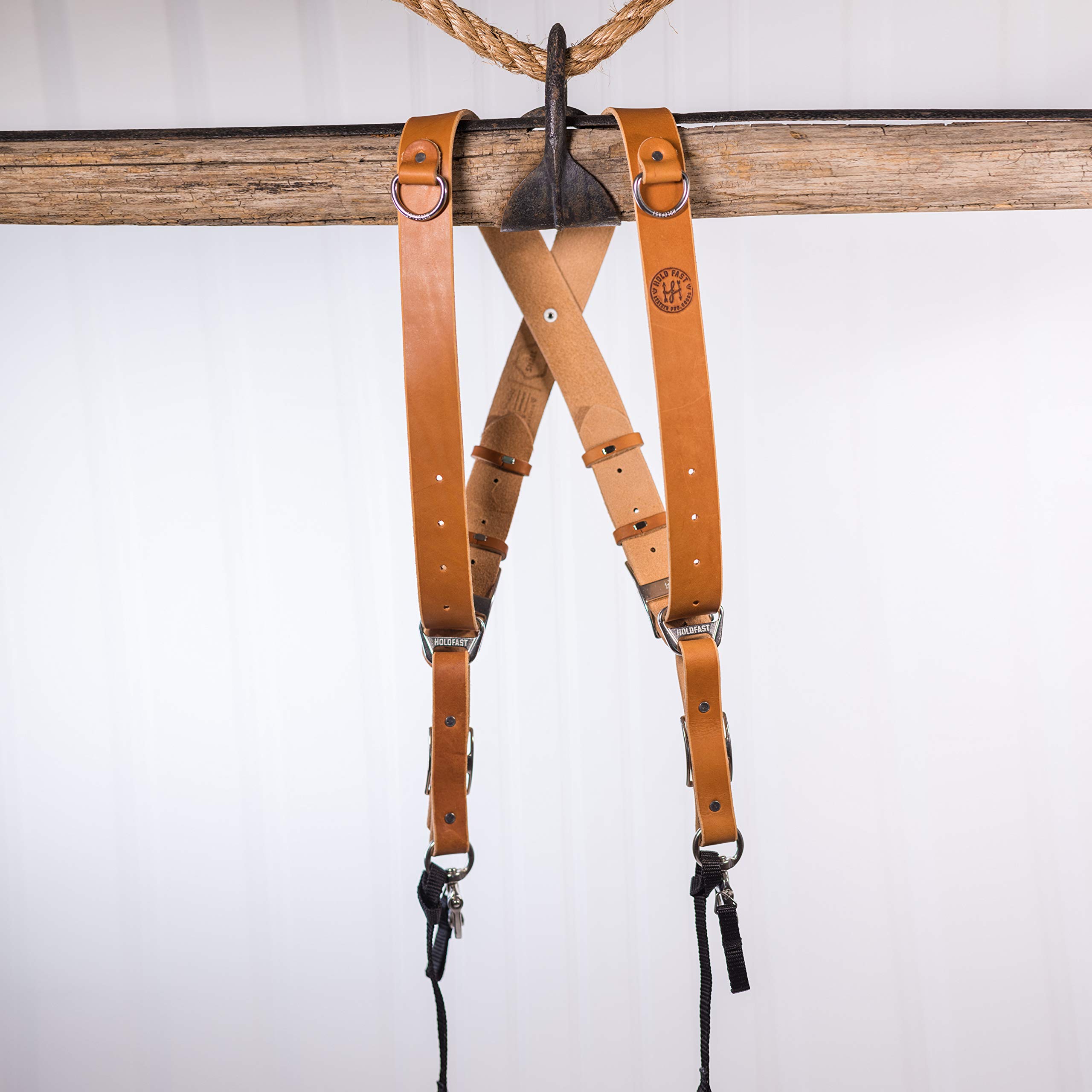 HoldFast Gear Money Maker カメラ2台対応ハーネス（英国風手綱、タン、S）