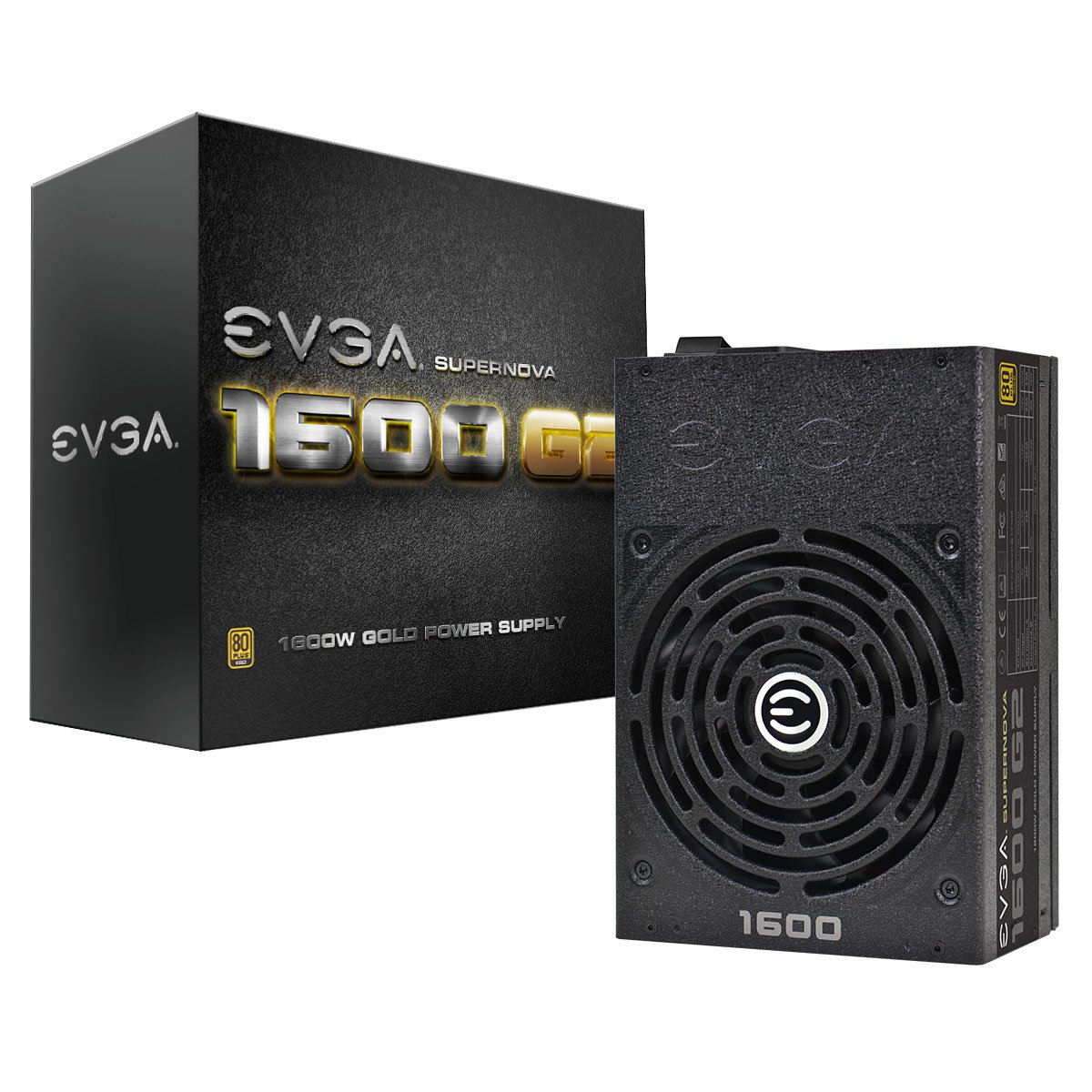 EVGA Supernova ATX 1600 80Plus G2 Power Supply Modular Power Supply 120-G2-1600-X1 並行輸入