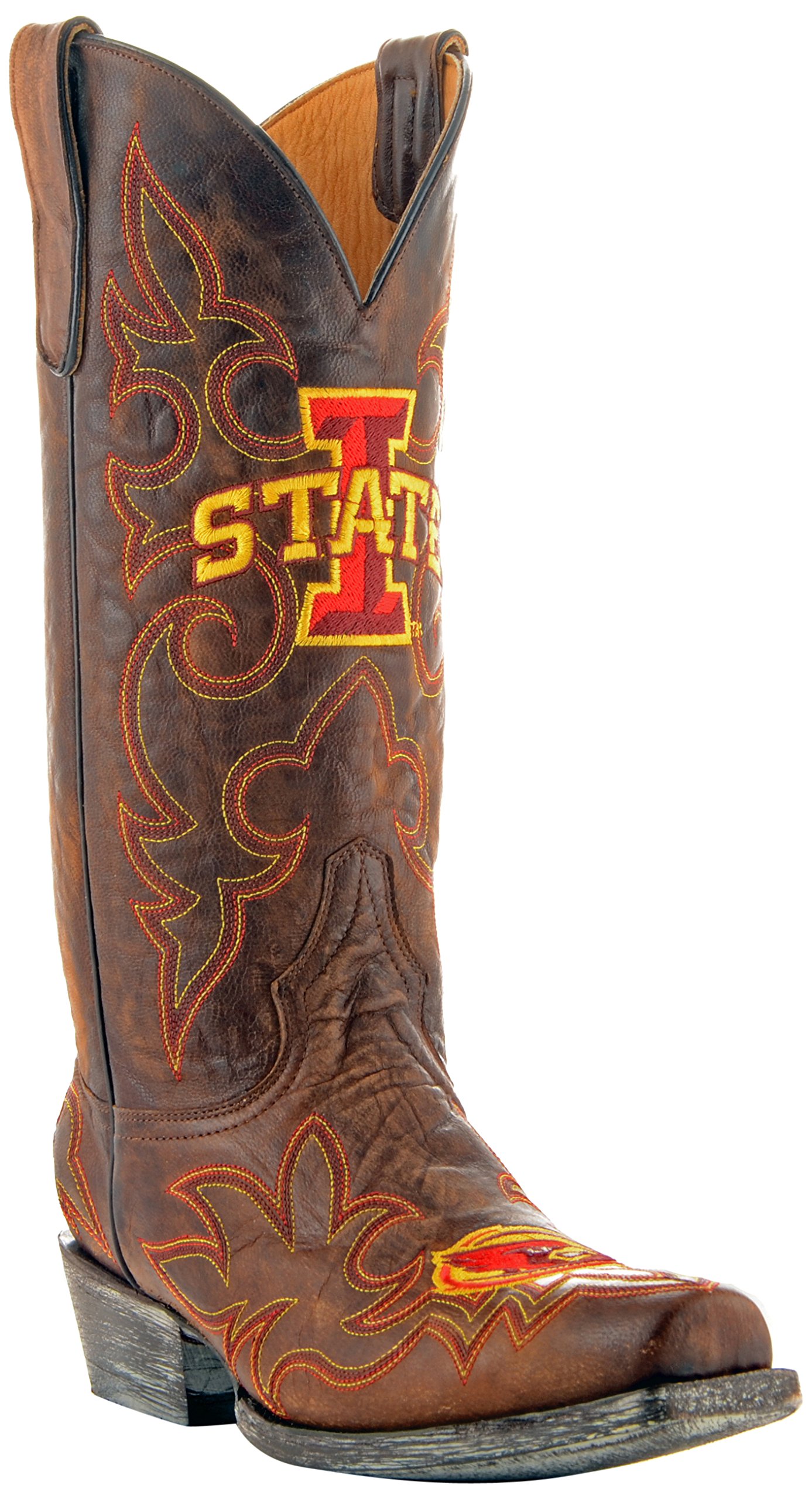 NCAA Iowa State CyclonesメンズGamedayブーツ ブラウン