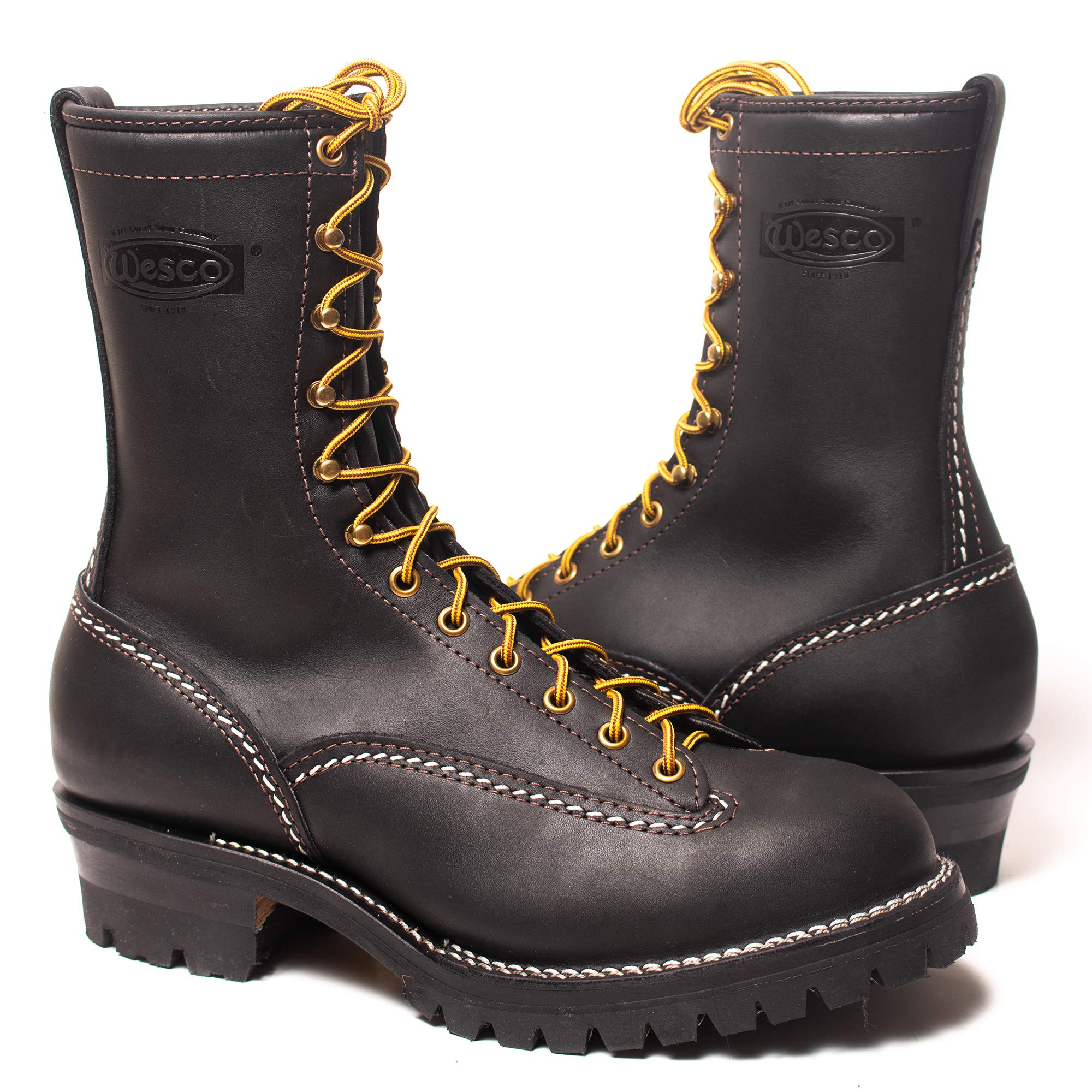 [Wesco] Jobmaster 10 ブラックブーツlace-to-toe 110100 カラー: ブラック