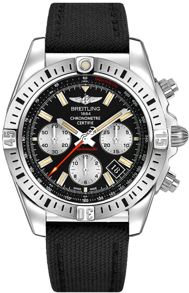 Breitling Men 's Swiss Automatic���ƥ�쥹��������and�����Х�Dress Watch Color : Black (Model : ab01154g-bd13 )