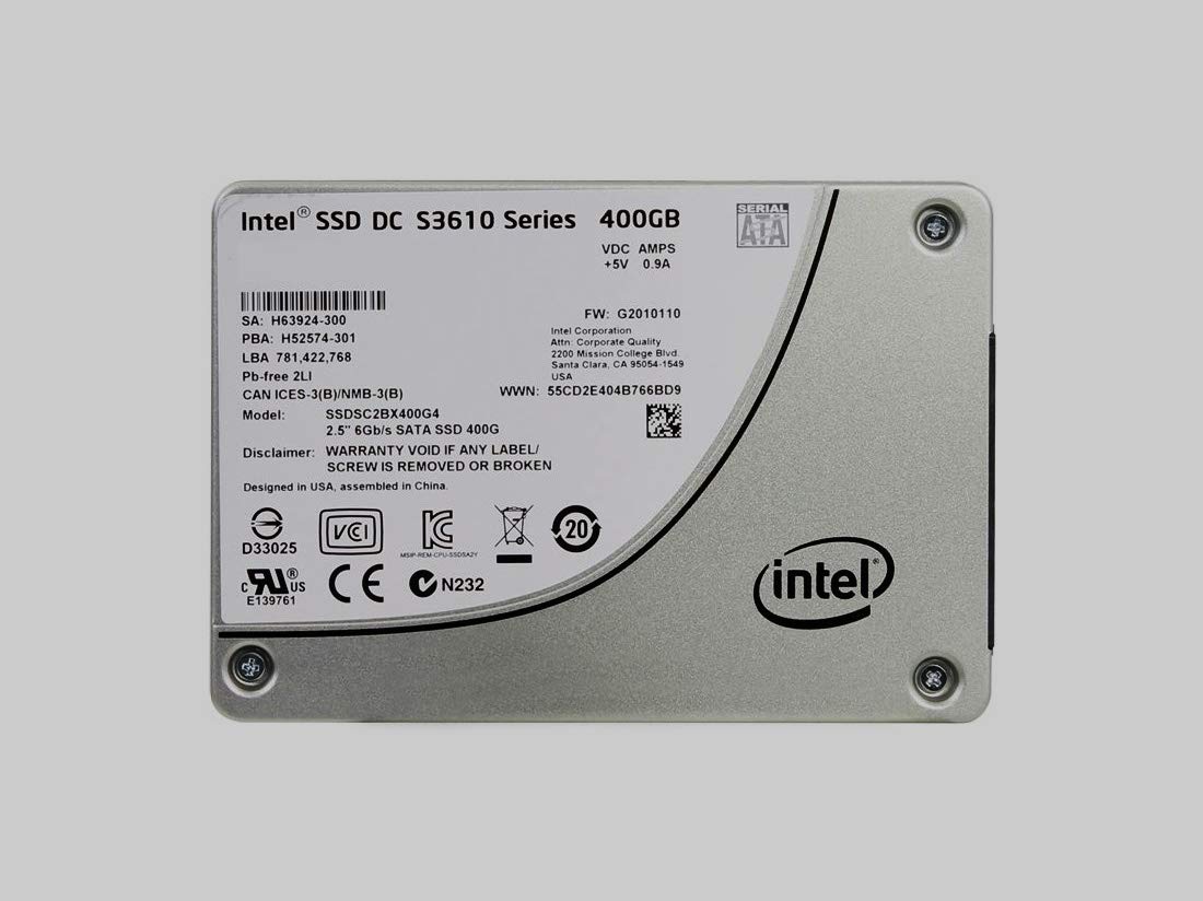 Intel SSDSC2BX400G4 S3610シリーズ 400GB 2.5 7MM 20NM