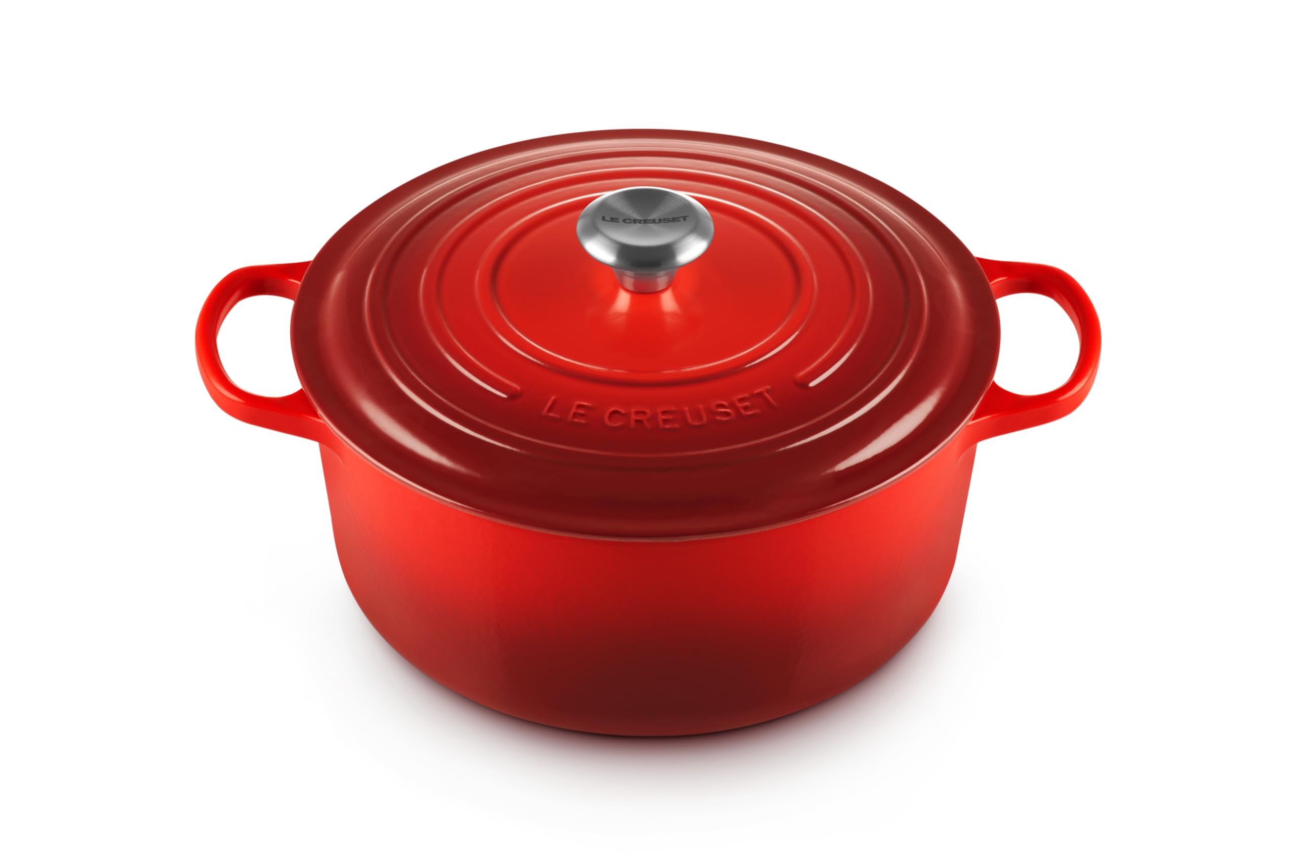 樂天商城 - Le Creuset エナメル鋳鉄シグネチャーラウンドダッチオーブン 7.25クォート セリーズ