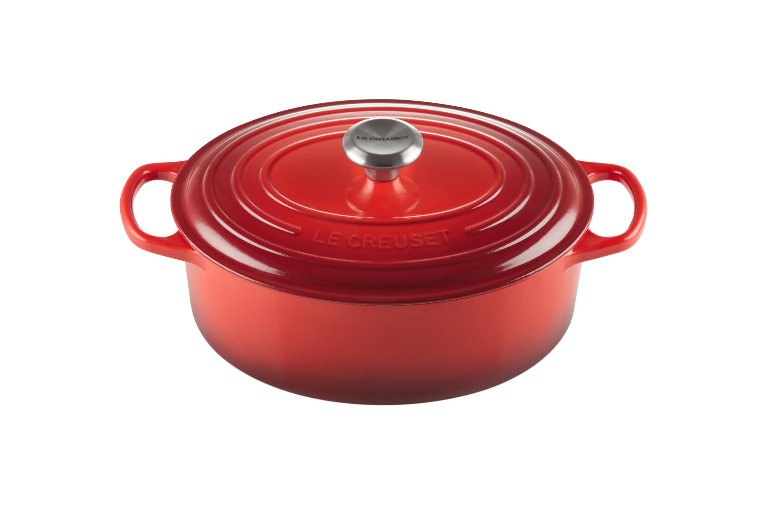 樂天商城 - Le Creuset エナメル鋳鉄シグネチャーオーバルダッチオーブン 5クォート セリーズ