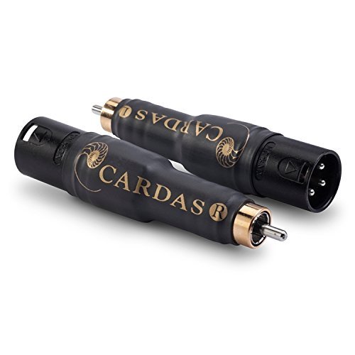 Cardas Audio オスRCAからオスXLRアダプター(MRCA-MXLR) - 2ピース(1ペア)
