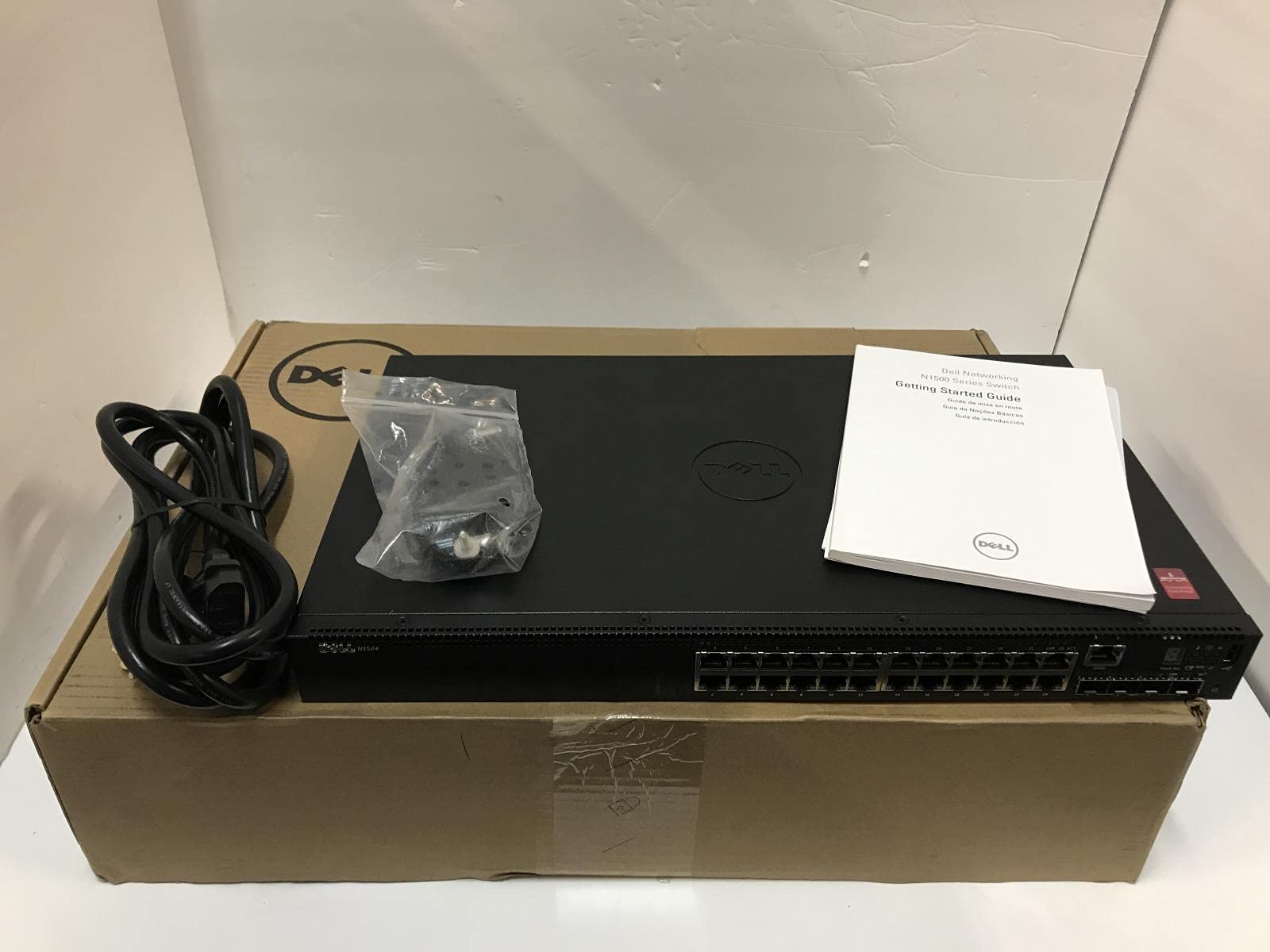 Dell Networking N1524 - Switch - L2+ - managed - 24 x 10/100/1000 + 4 x 10 Gigabit SFP+ - rack-mountable