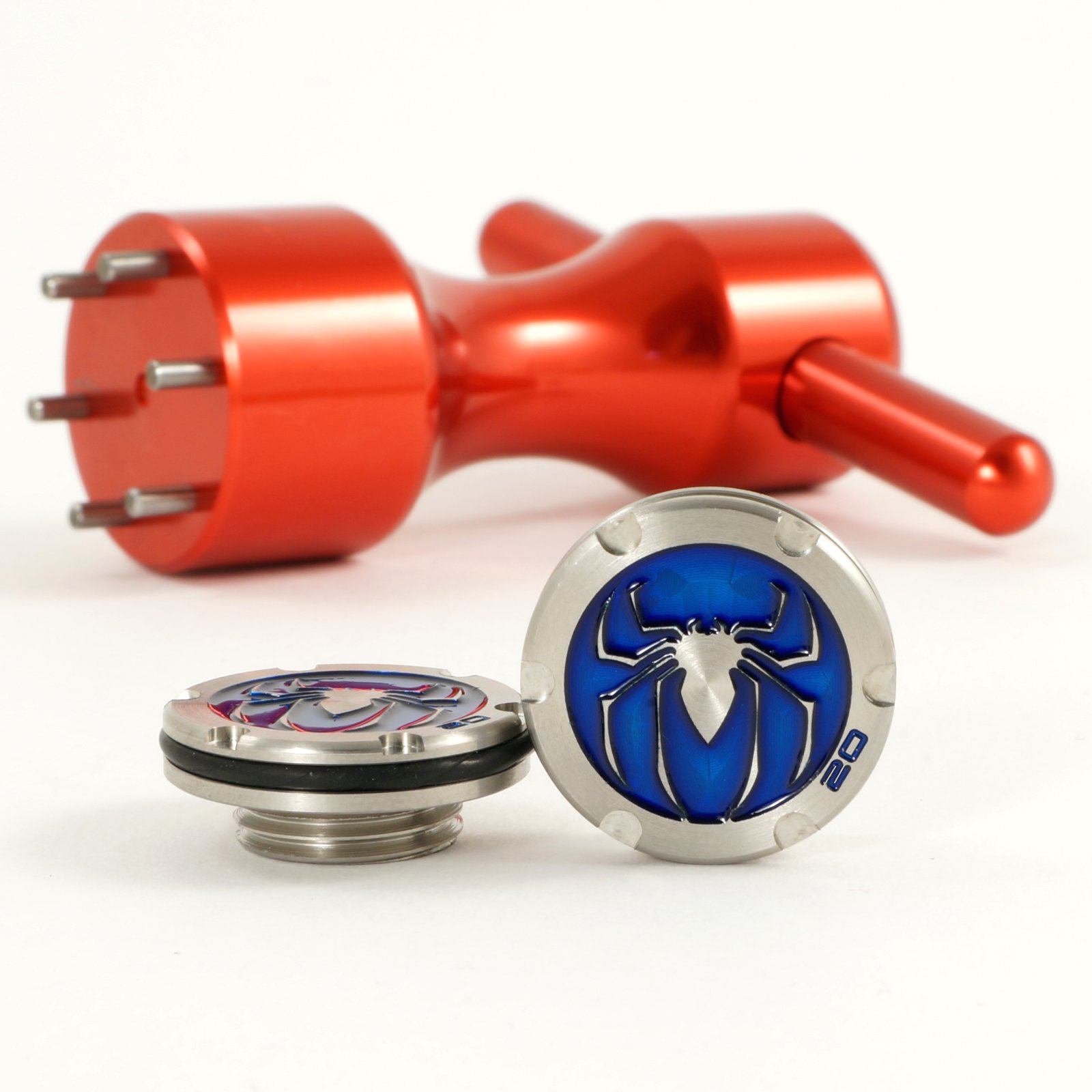 2 x 20 gブルーデラックスツアースタイルウェイト+レンチfor Scotty Cameron Fastback Squareback &ラウンドバックパター、Spider