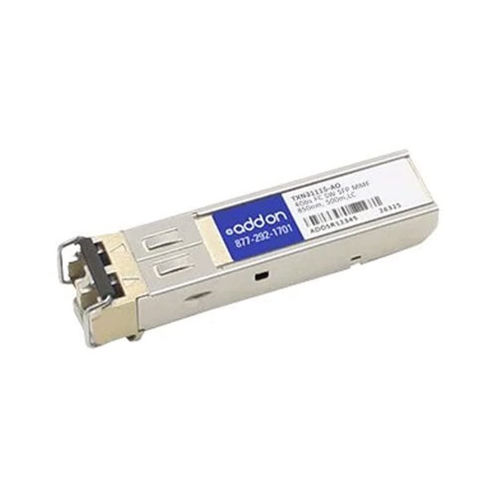 AddOn - SFP (mini-GBIC) transceiver module (equivalent to: Intel TXN31115) - 4Gb Fibre Channel (Short Wave) - Fibre Channel - LC multi-mode - up to 1640 ft - 850 nm