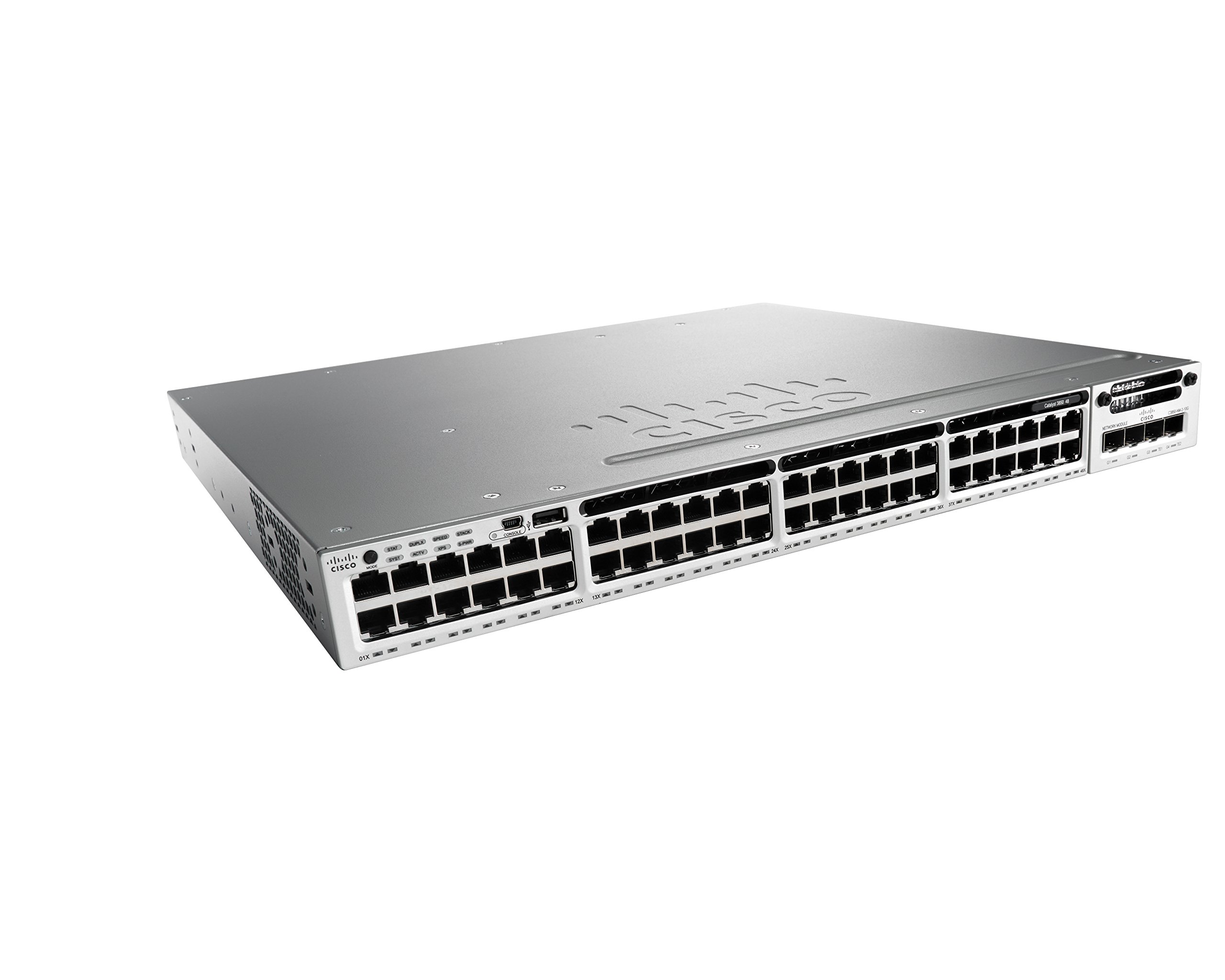 Cisco Catalyst 3850-48U-S - SWITCH - 48 PORTS - WS-C3850-48UW-S