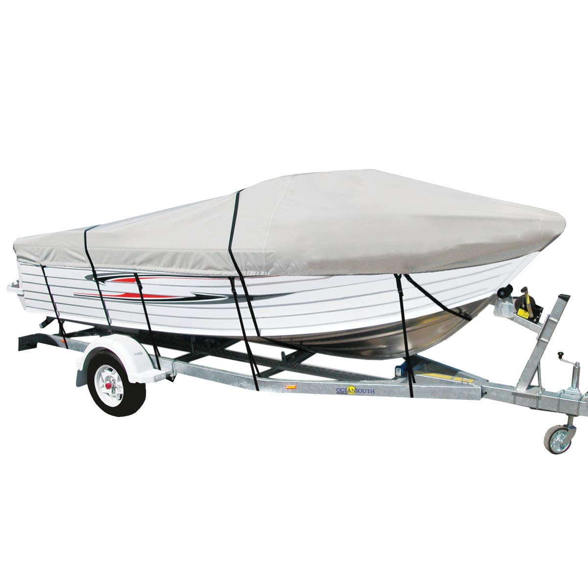 Oceansouth Heavy Duty 100 %ソリューション染めポリエステルv-hull Runaboutボートカバー13 ' 5 ? 14 ' 1