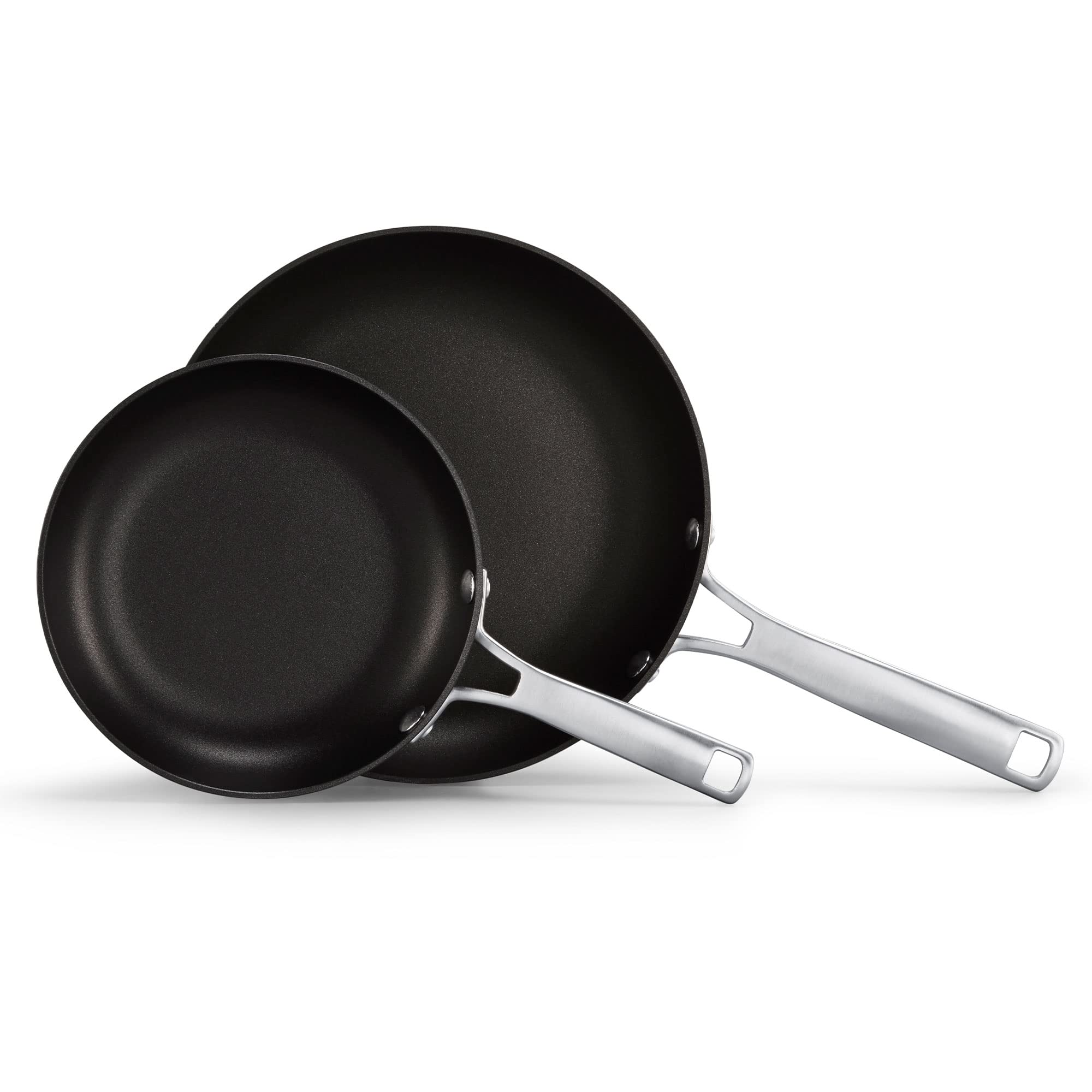 Calphalon　クラシック　ノンスティック　ジャンボ　揚げ物用 オムレツ用フライパン 蓋付き12インチ　グレー 2-Piece グレー 1943335