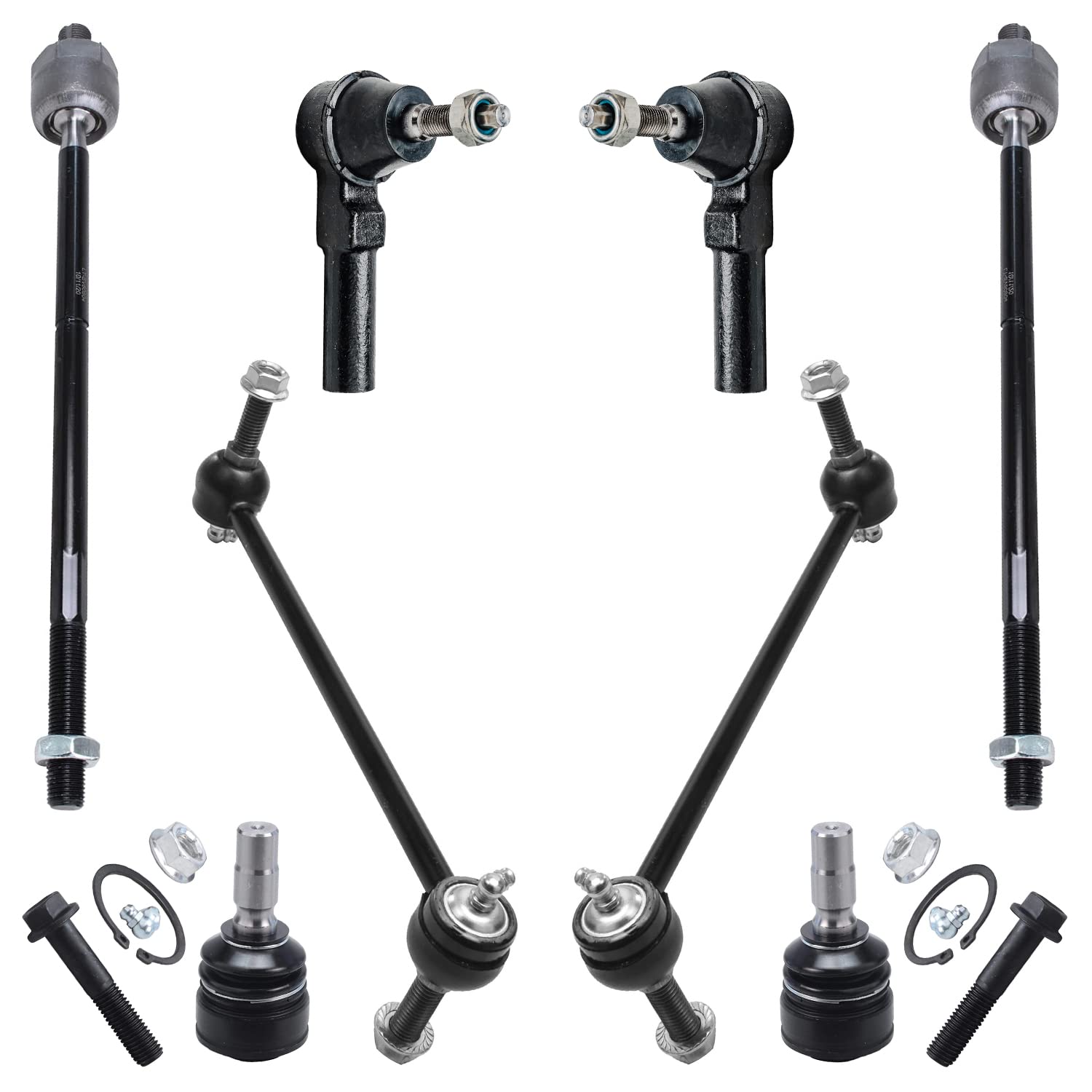 デトロイト車軸 - 新品 フロントサスペンションキット 8点 2005-2009 フォード マスタング - フロント..