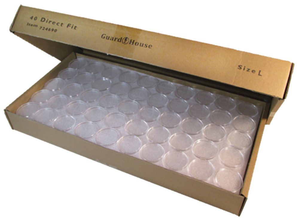 樂天商城 - 250 Guardhouse 40mm Airtite Coin Capsules for American Silver Eagle Liberty Coin
