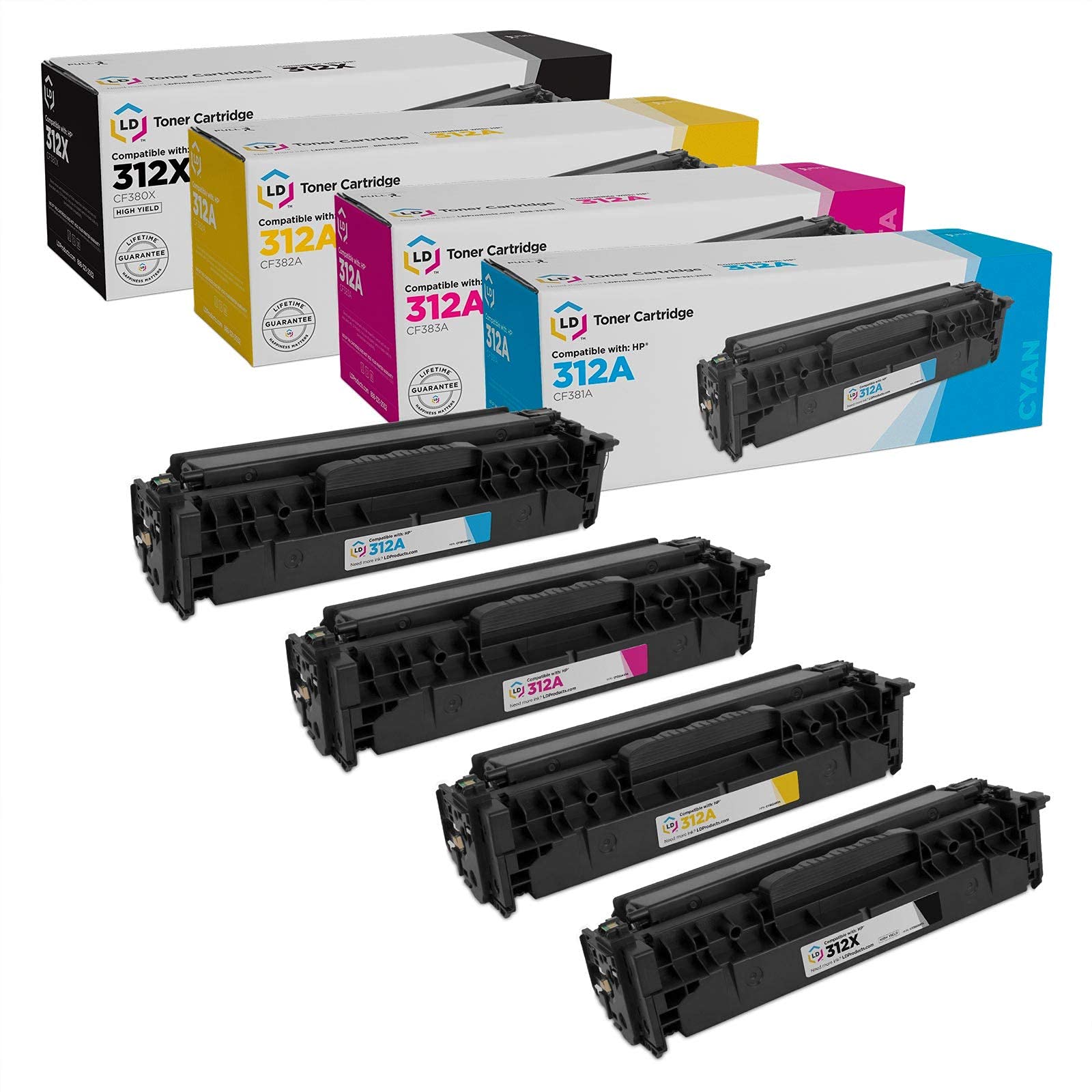 LD互換HPの部品交換312 x / 312 A Set of 4�