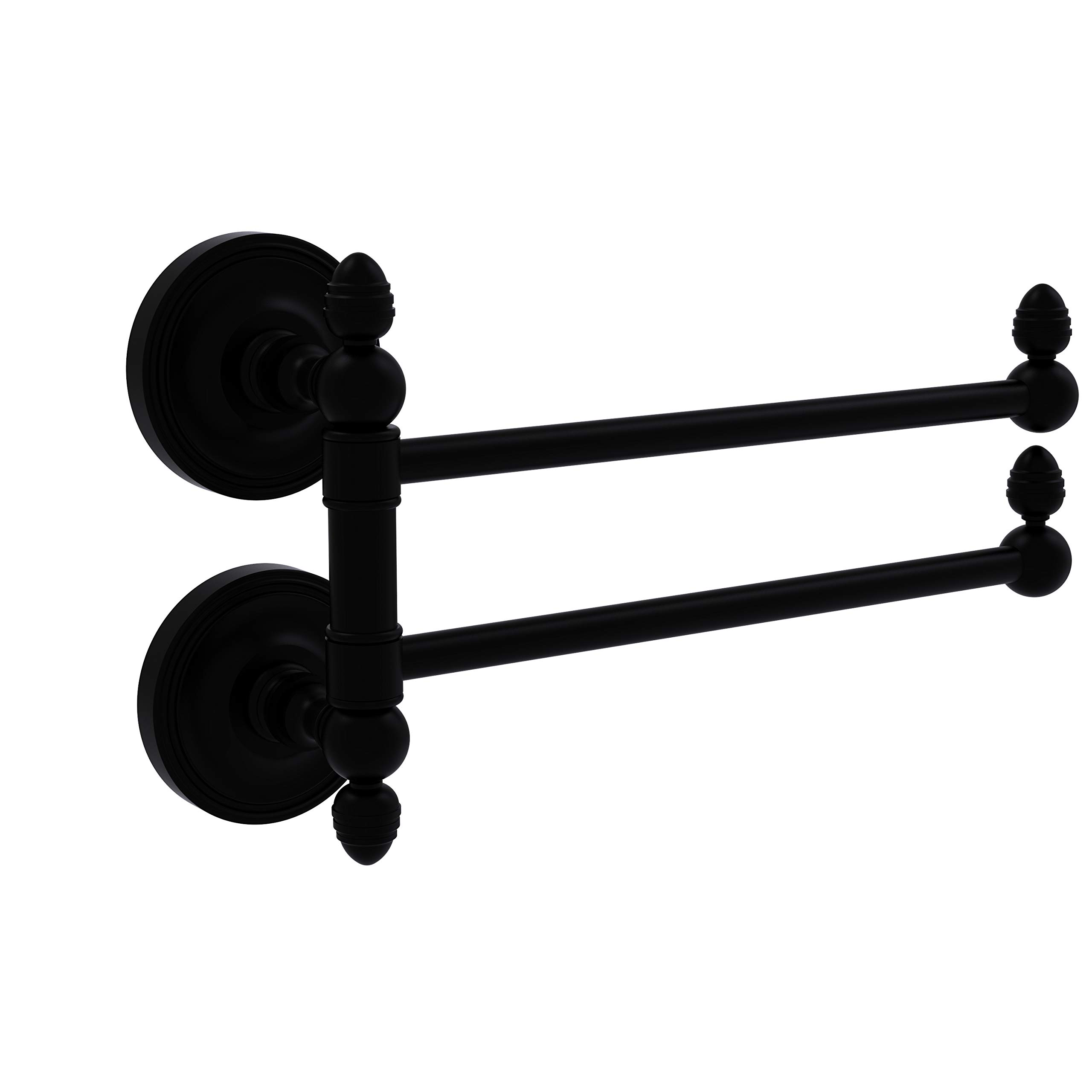 Prestige Regal Collection 2 Swing Arm Towel Rail - PR-GTB-2-BKM