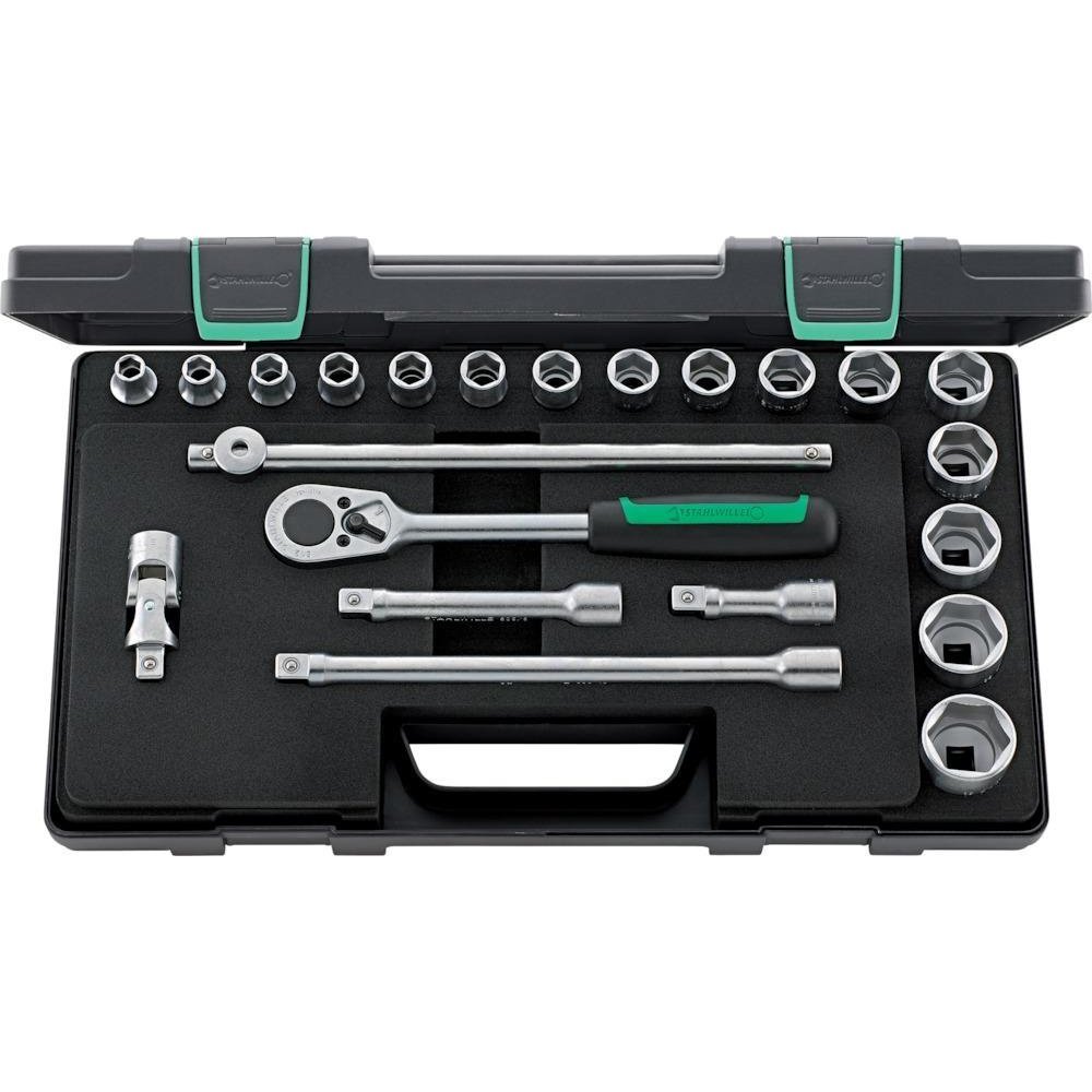 STAHLWILLE スタビレー 22点組 1/2SQソケットレンチセット ケース付 52/16/6KN