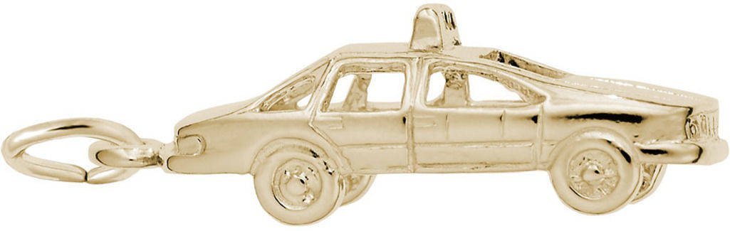 レンブラントタクシーキャブチャーム - メタル - 10K イエローゴールド 宝石なし