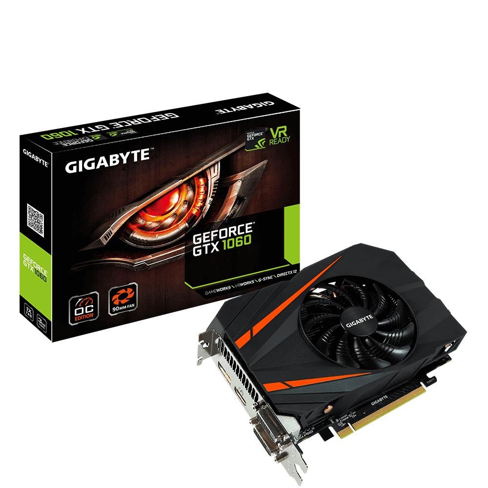 (GV-N1060IXOC-3GD) - Gigabyte Nvidia GTX 1060 ITX 3GB GDDR5 PCI-E