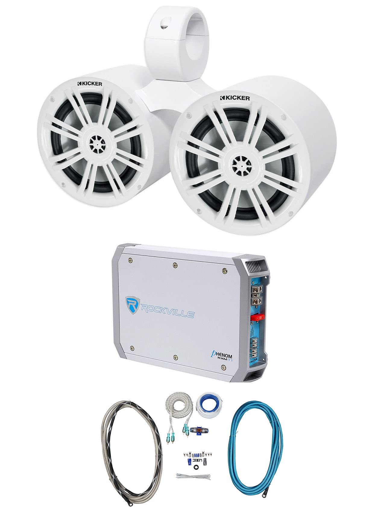 KICKER 41KM604W デュアル6.5インチ マリ�