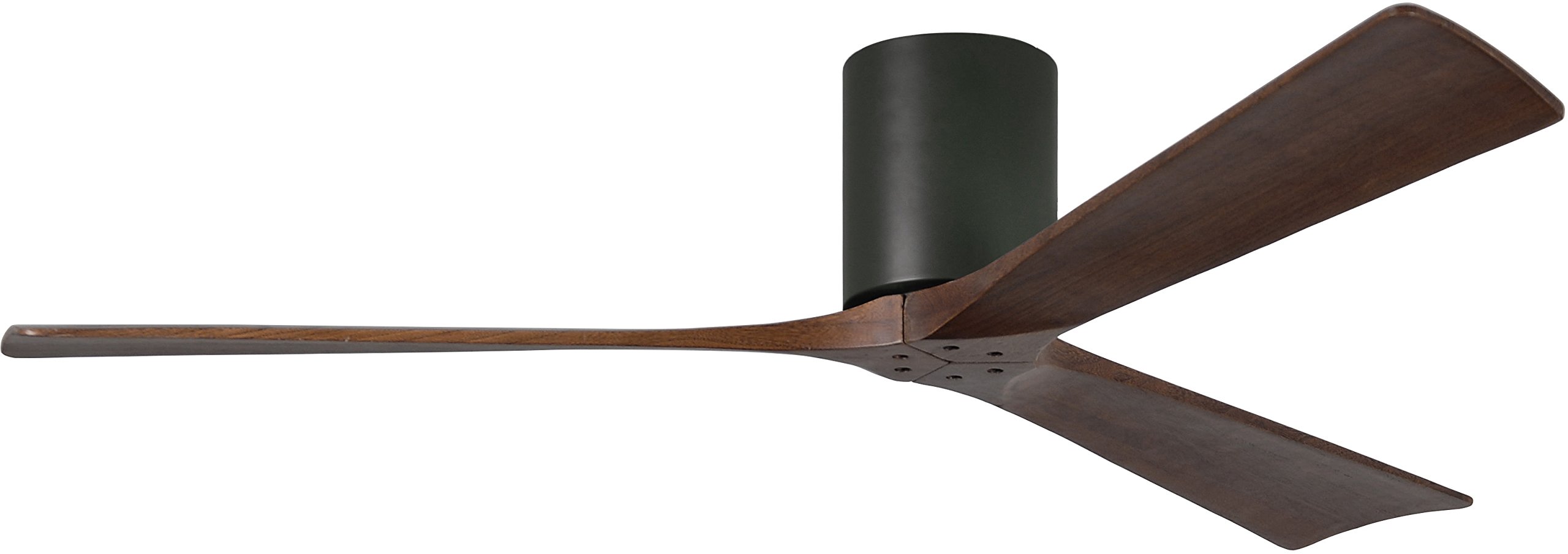 Matthews IR3H-PARENT Irene フラッシュマウント天井ファン リモコン付き 60-Inch IR3H-BK-WA-60