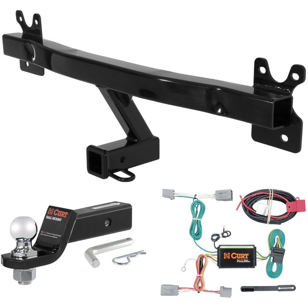 Curtクラス3 Trailer Hitch牽引パッケージwith 2 ボールforボルボs60 2014 ? 2016
