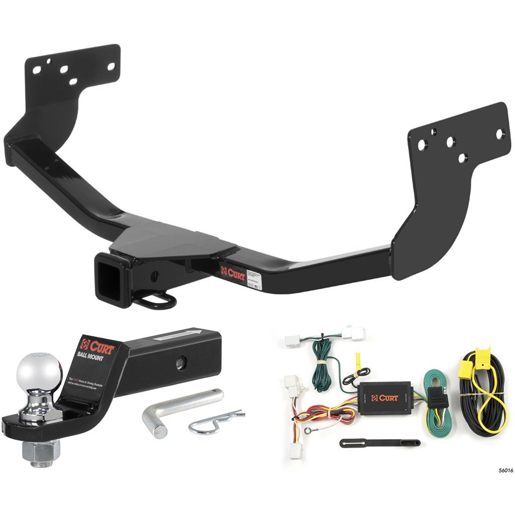 CURT クラス3 トレーラーヒッチ牽引パッケージ 2インチボール付き 2007-2015 マツダ CX-9用
