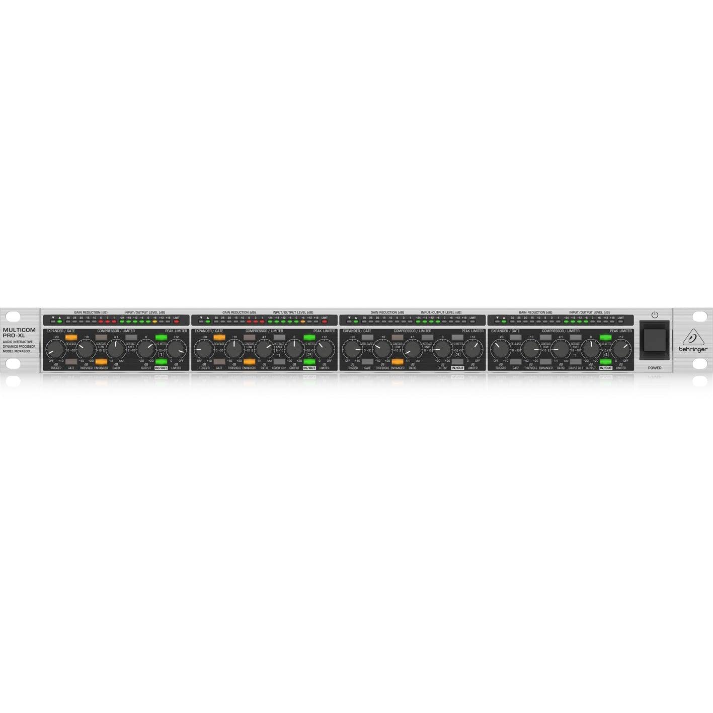 Behringer mdx4600 Multicom pro-xl ? 4 Channel Compressor/LimiterとピークLimiter