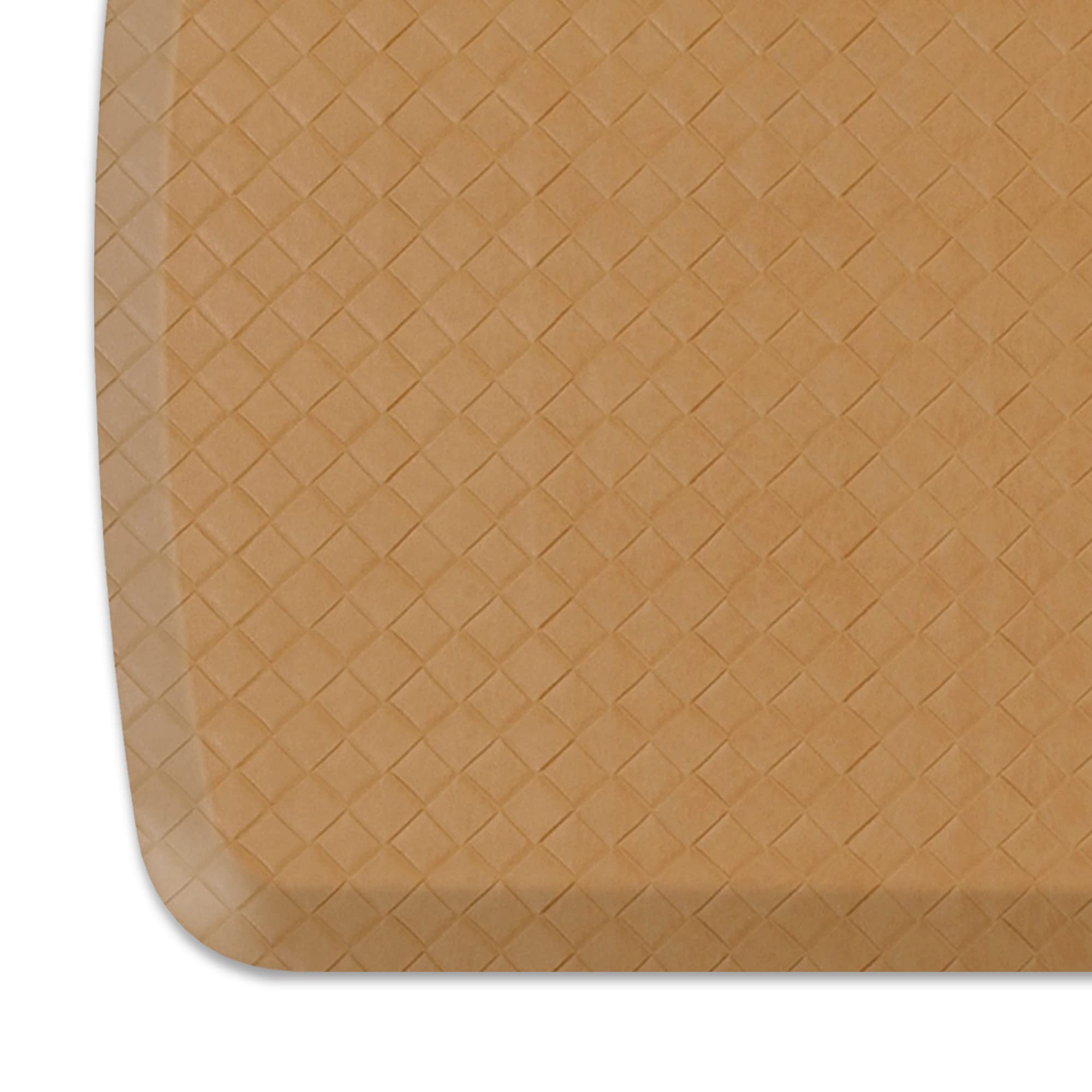 GelPro Runner Elite Premier Gel & Foam Anti-Fatigue Kitchen Floor Comfort Mat 20 x 72 Basketweave Khaki