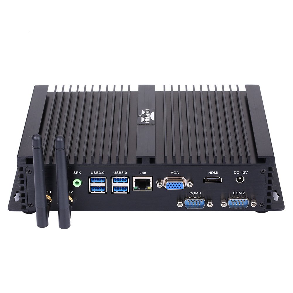 樂天商城 - Industrial PC Mini PC Windows/Linux I3 4005U 2 COM 8G RAM 240G SSD I3