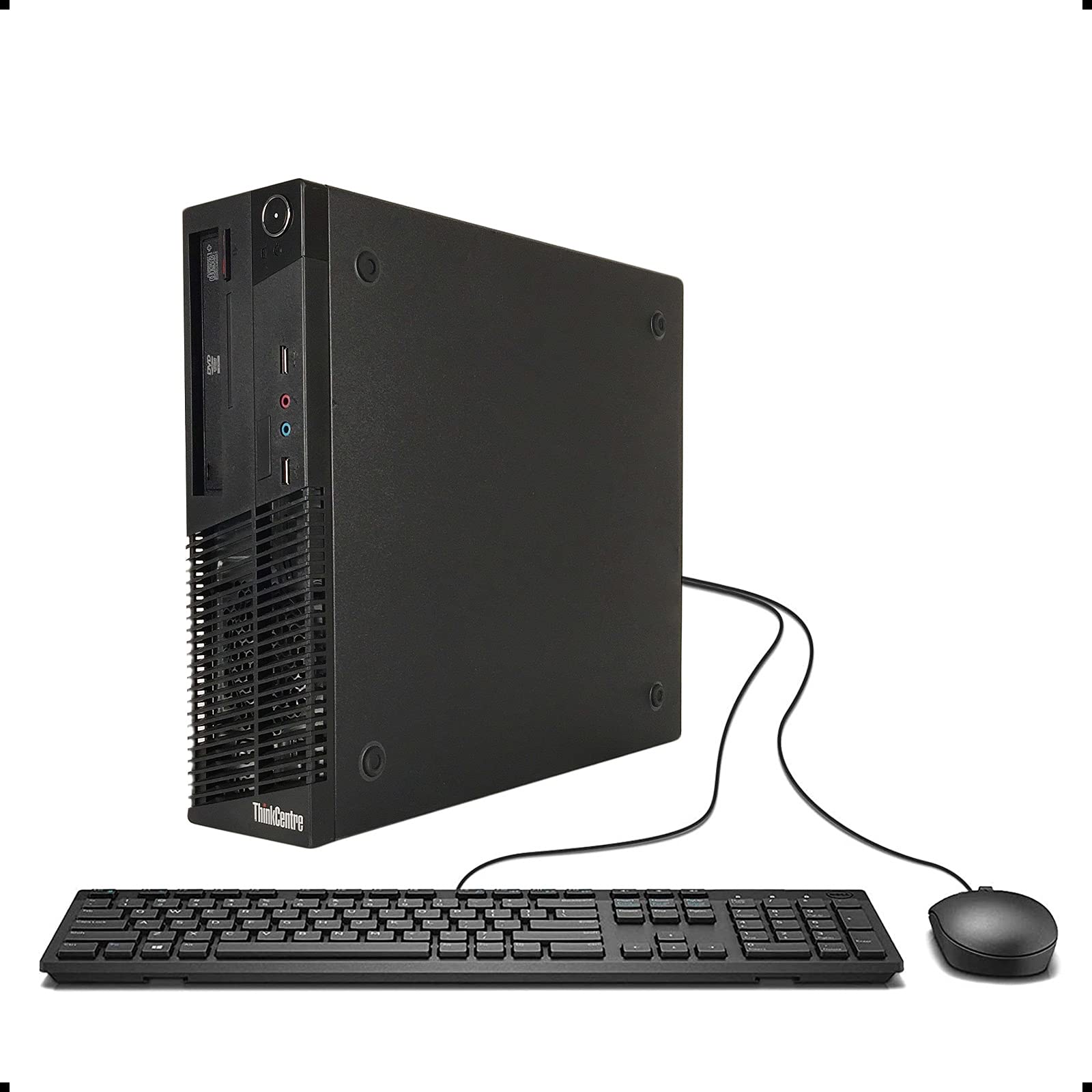 Lenovo ThinkCentre M72e スモールフォームファクター (SFF) ビジネスデスクトップ Intel クアッドコア 220CPU 8GB DDR3 RAM 120GB SSD DVD Windows 10 Pro 64 (更新)